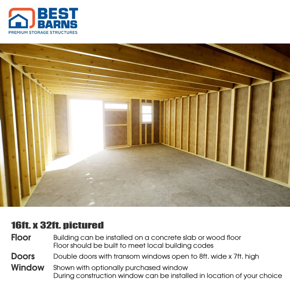 Best Barns MLOFND28 Garage-Buildings - View #8