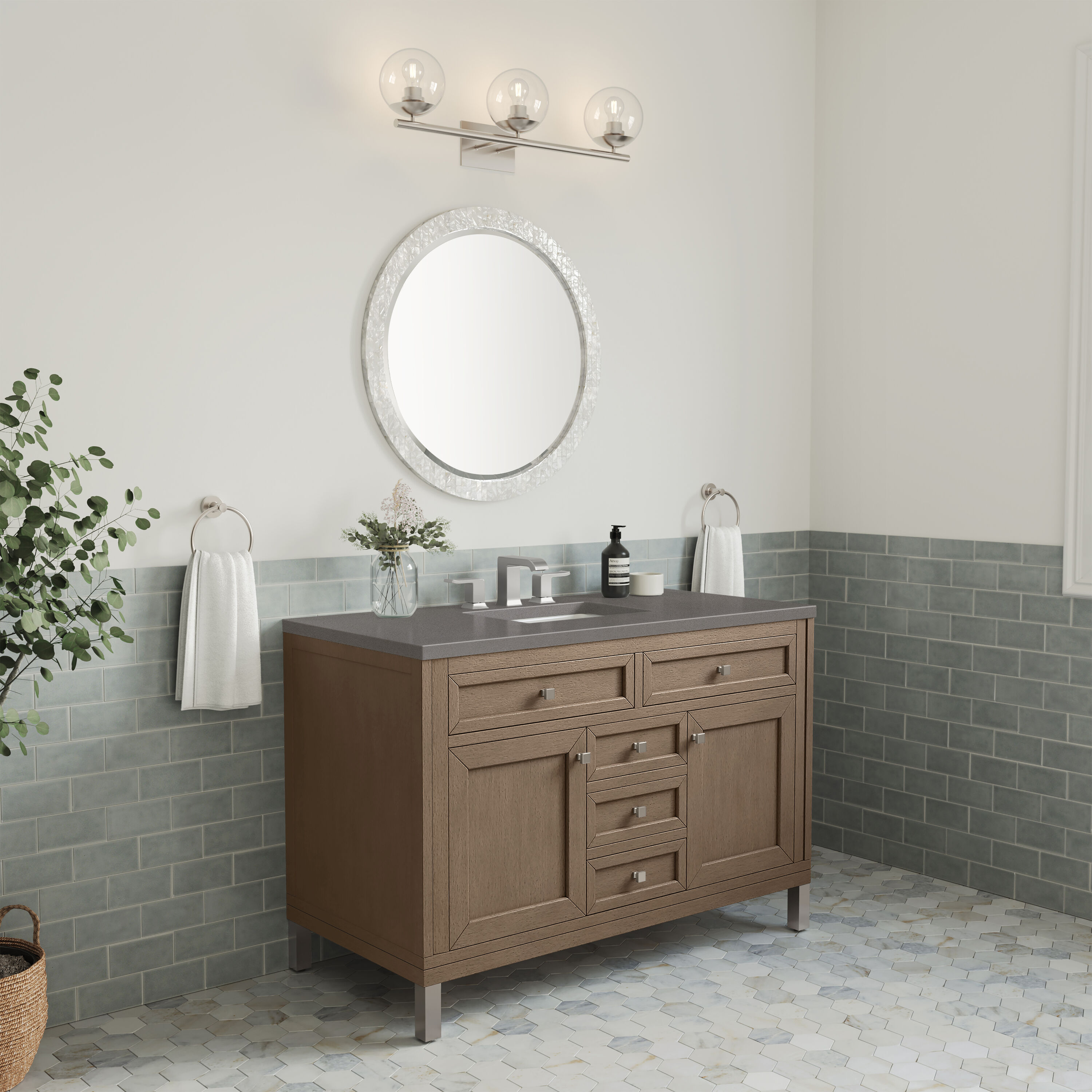 James Martin Vanities 305-V48-WWW-3GEX Bath-Vanity-Combo - View #7