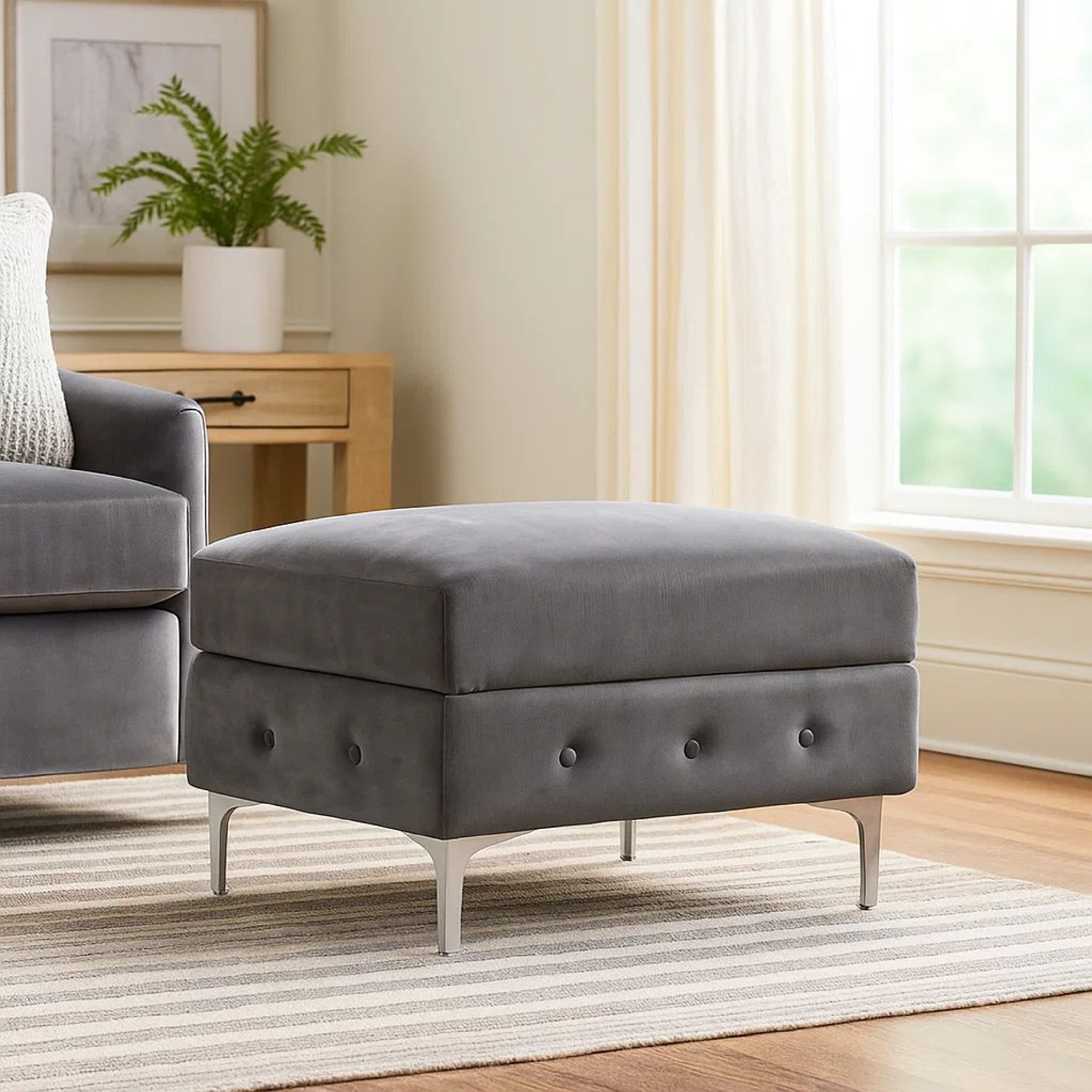 Benzara BM299602 Indoor-Ottomans - View #6