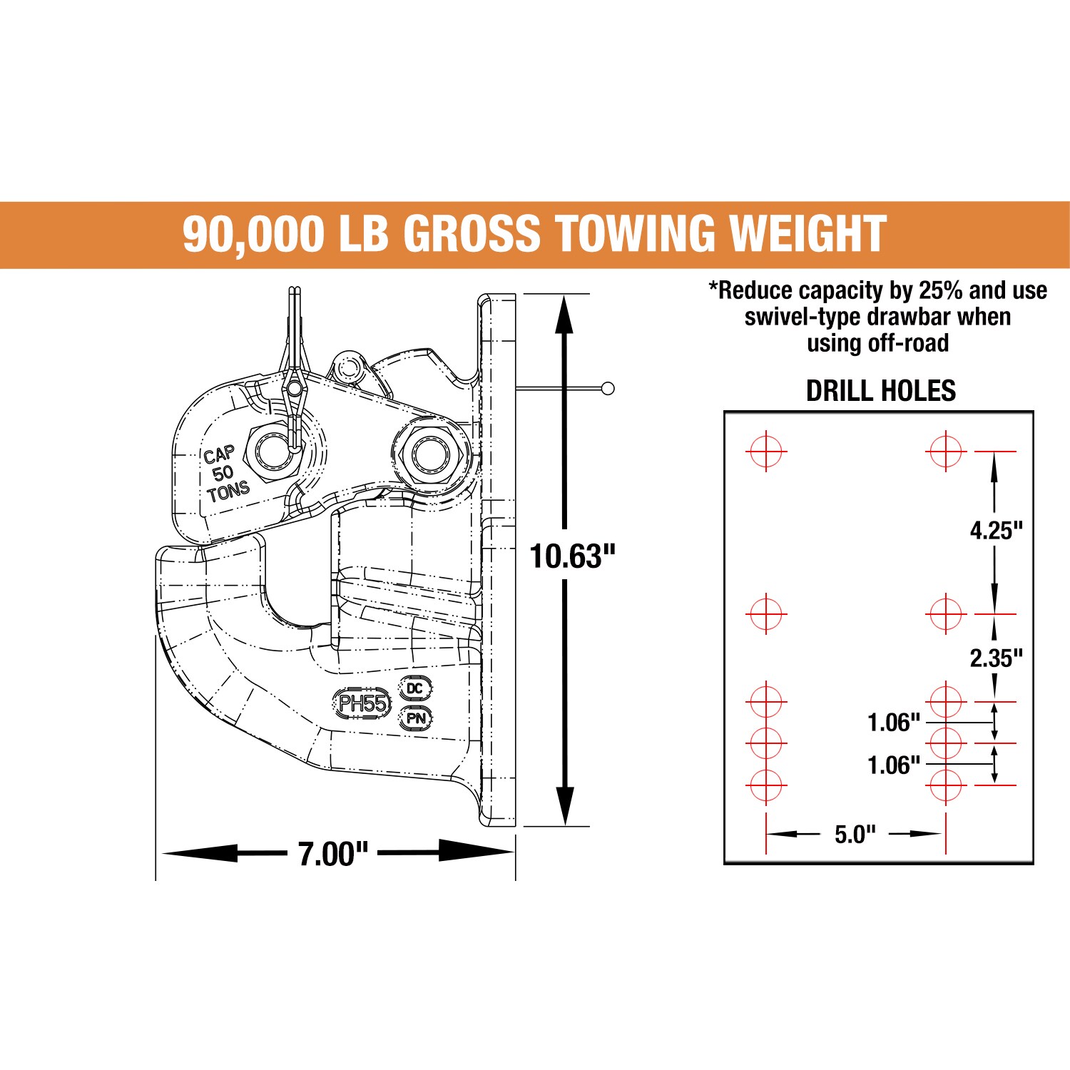 Buyers Products PH55 Trailer-Towing-Accessories - View #8
