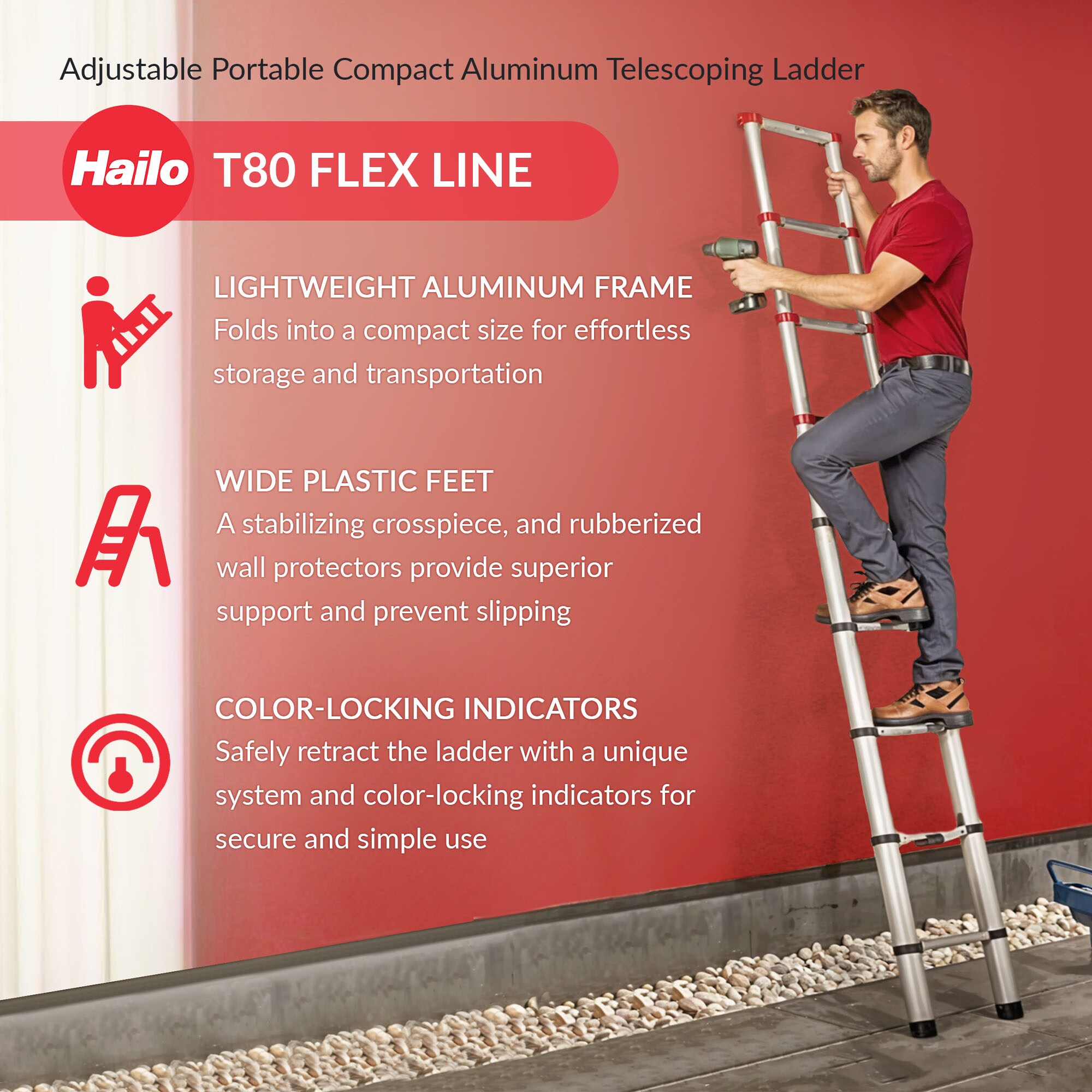 Hailo 9204015541 Extension-Ladders - View #2