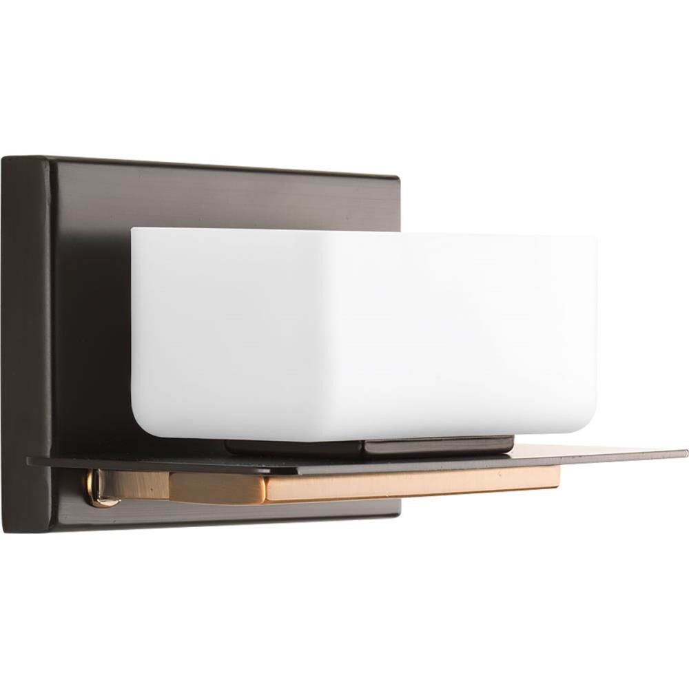 Progress Lighting P2715-20 Rush 1-Light Antique Bronze Modern/Contemporary Vanity Light