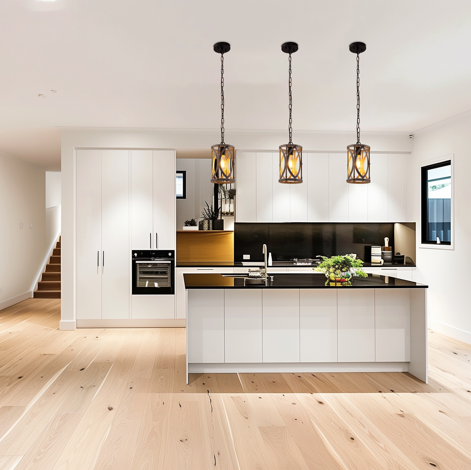 YANSUN LA-HH-CX16201AGW-11 Pendant-Lights - View #4