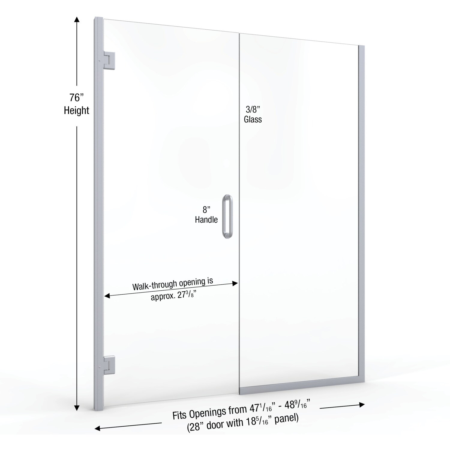 Basco COPA35A4876XPBN Shower-Doors - View #3