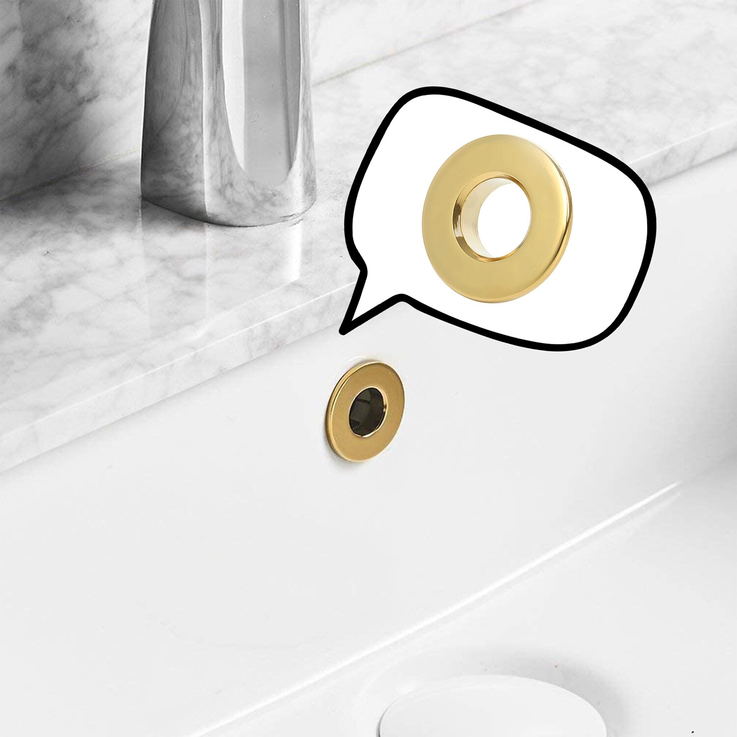 BWE C-8-GOLD-2 Sink-Shrouds - View #2