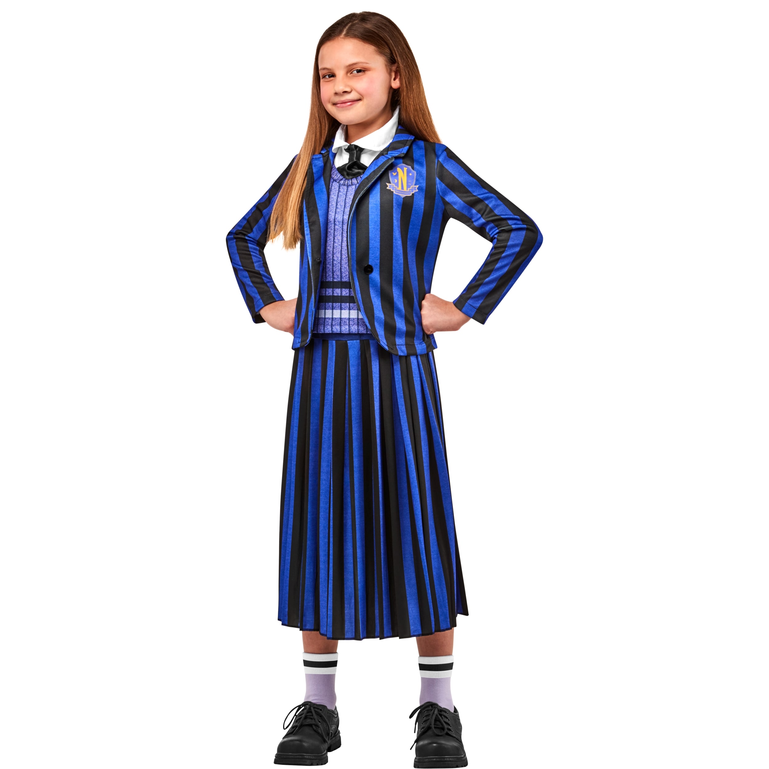  Rubie's Women's Wednesday Costume Nevermore Academy Uniform :  Clothing, Shoes & Jewelry