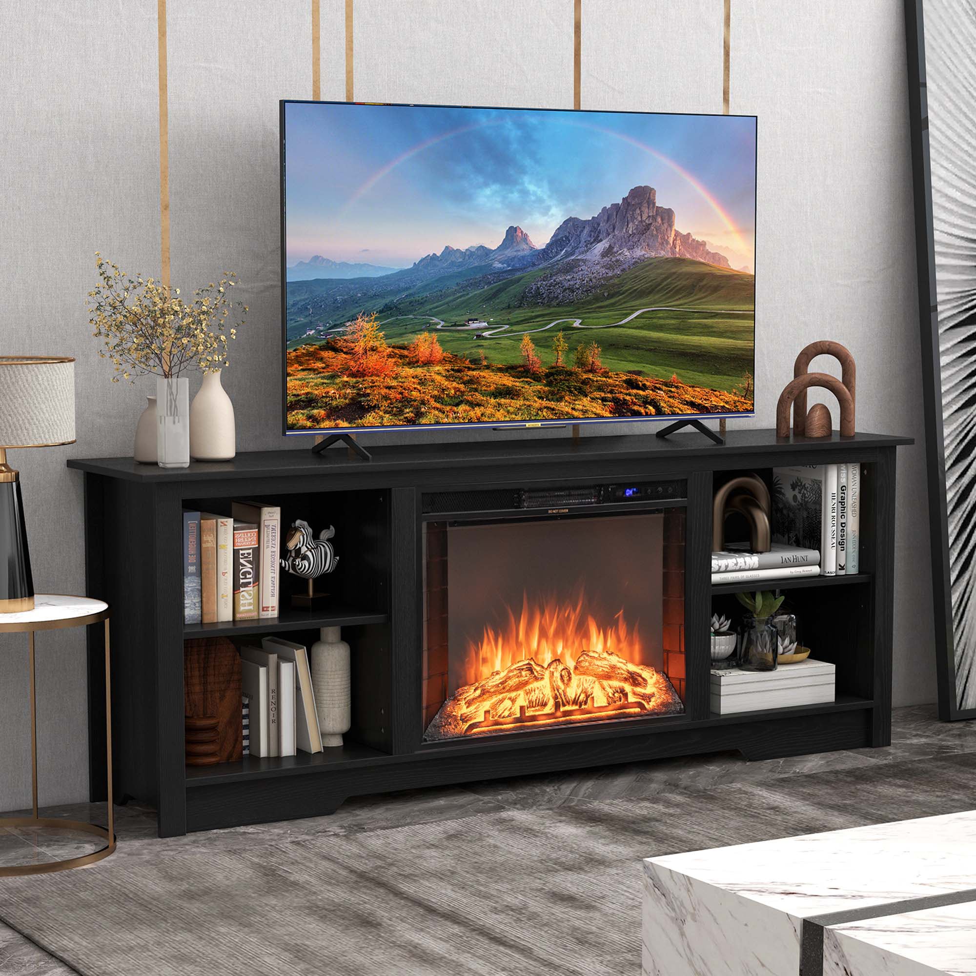 Costway HCST00947 Electric-Fireplaces - View #2