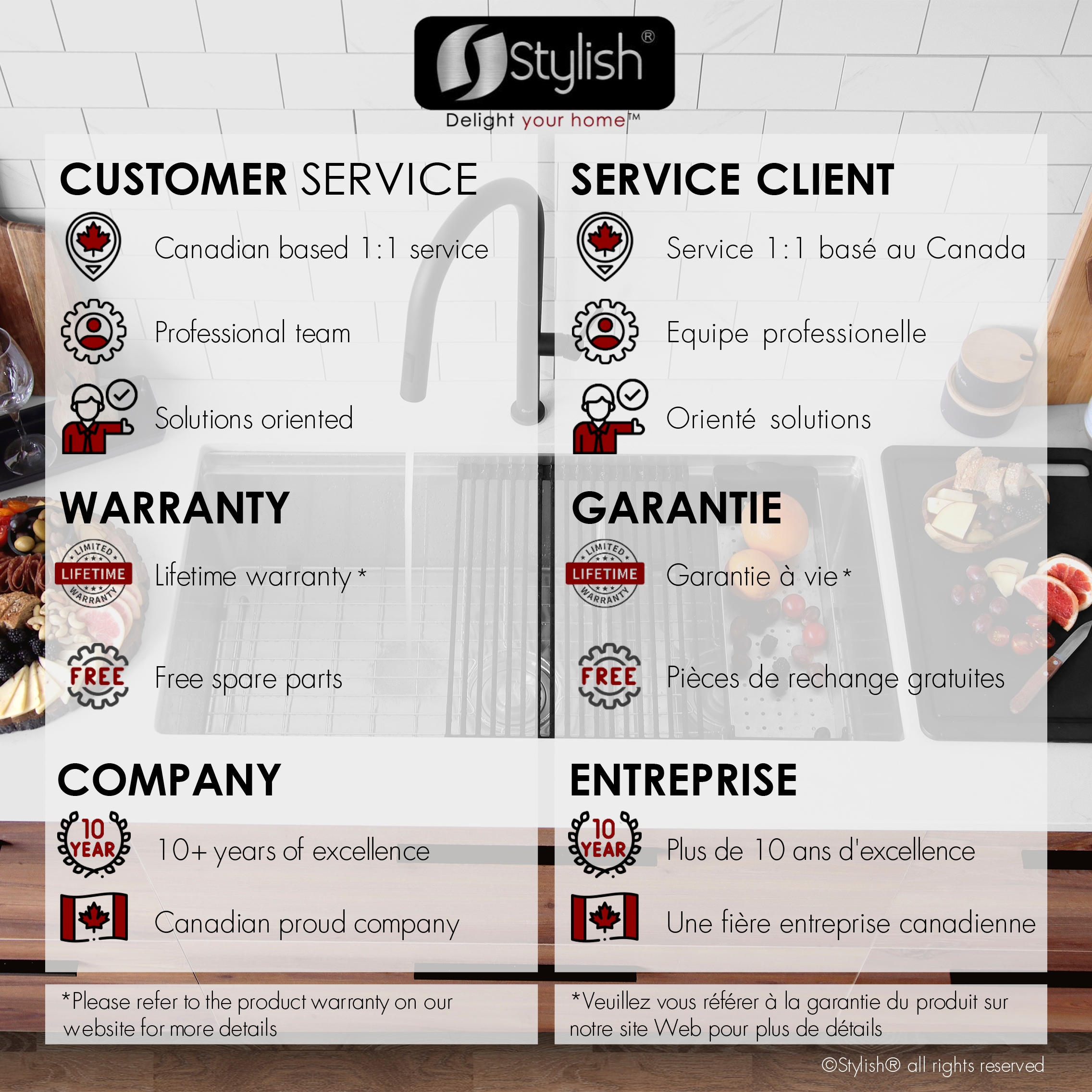 Stylish S-636WK Kitchen-Sinks - View #12