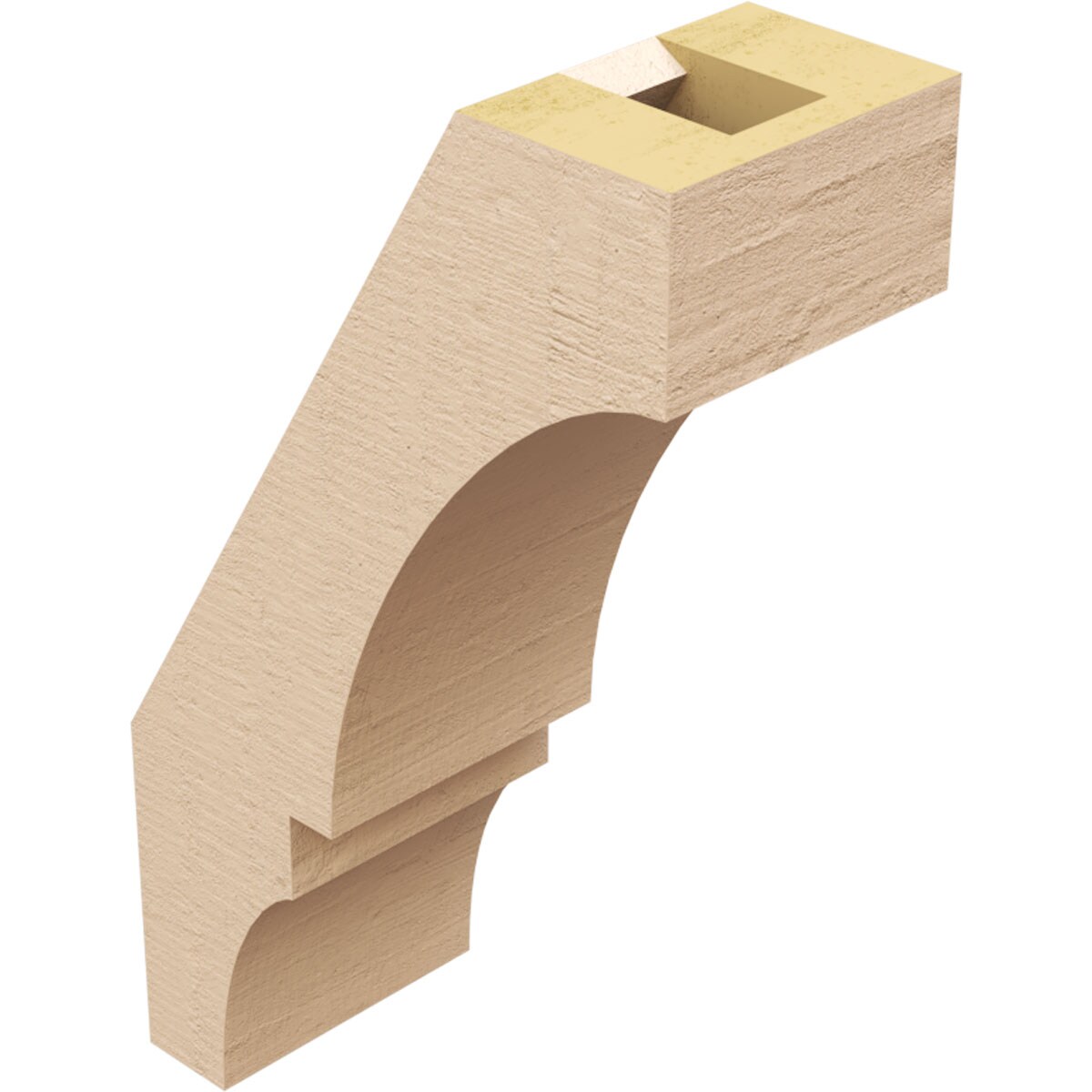 Ekena Millwork BRCUR03X06X10BOARCPR braces - View #6