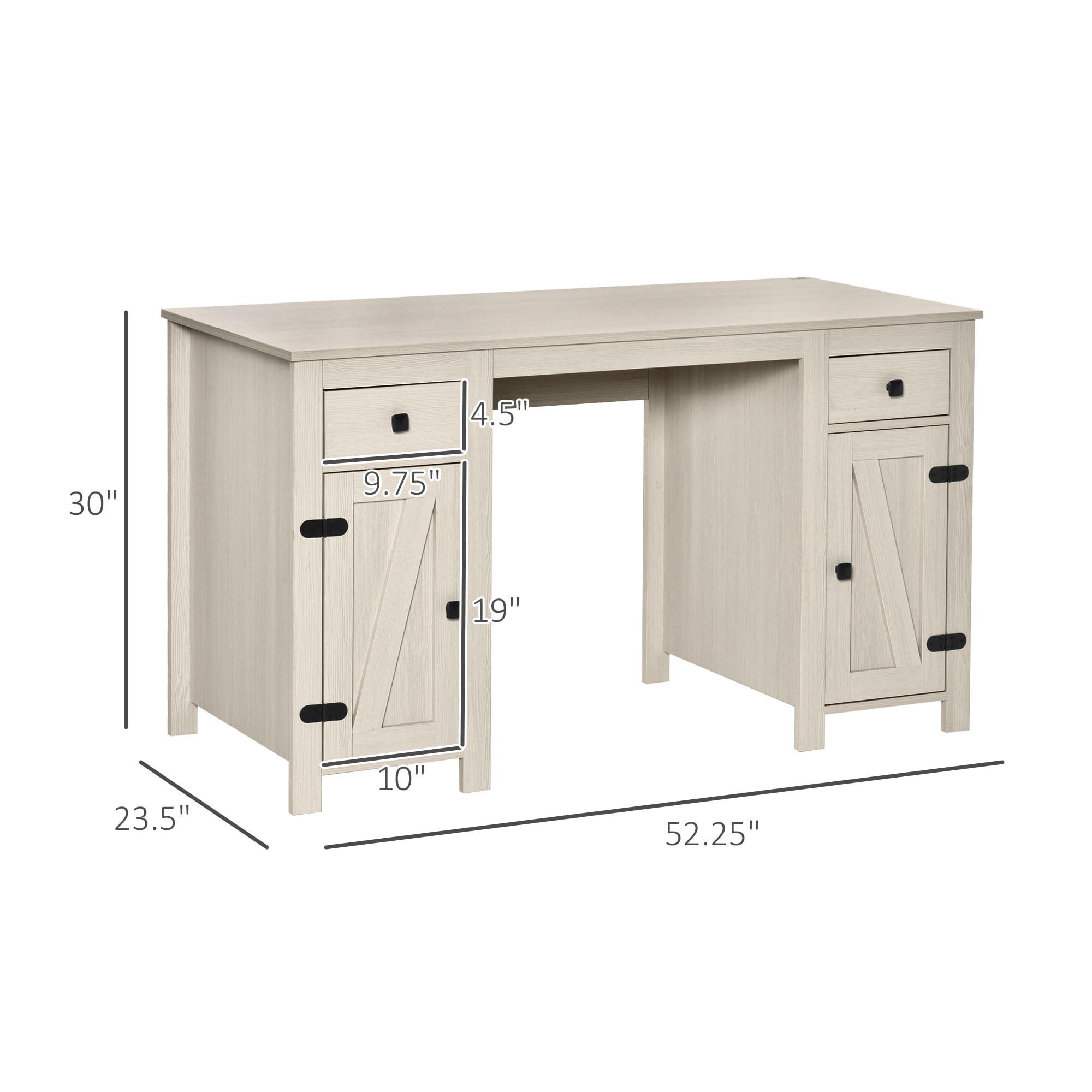HomCom 836-370 desks - View #3