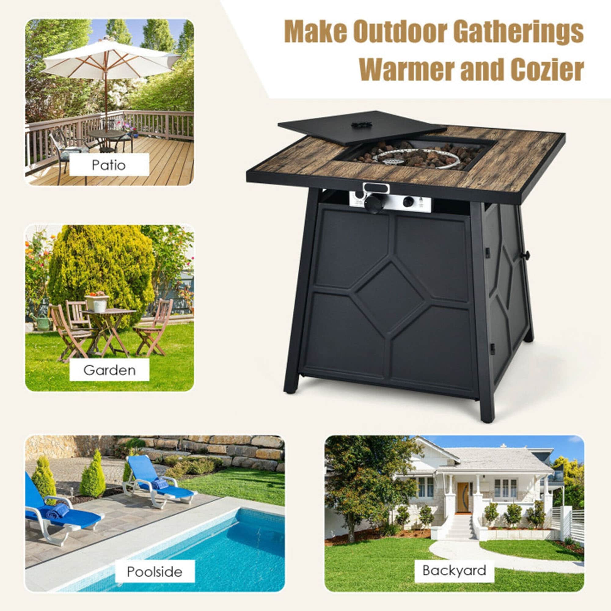 Clihome CL-NP10423 Outdoor-Gas-Firepits - View #5