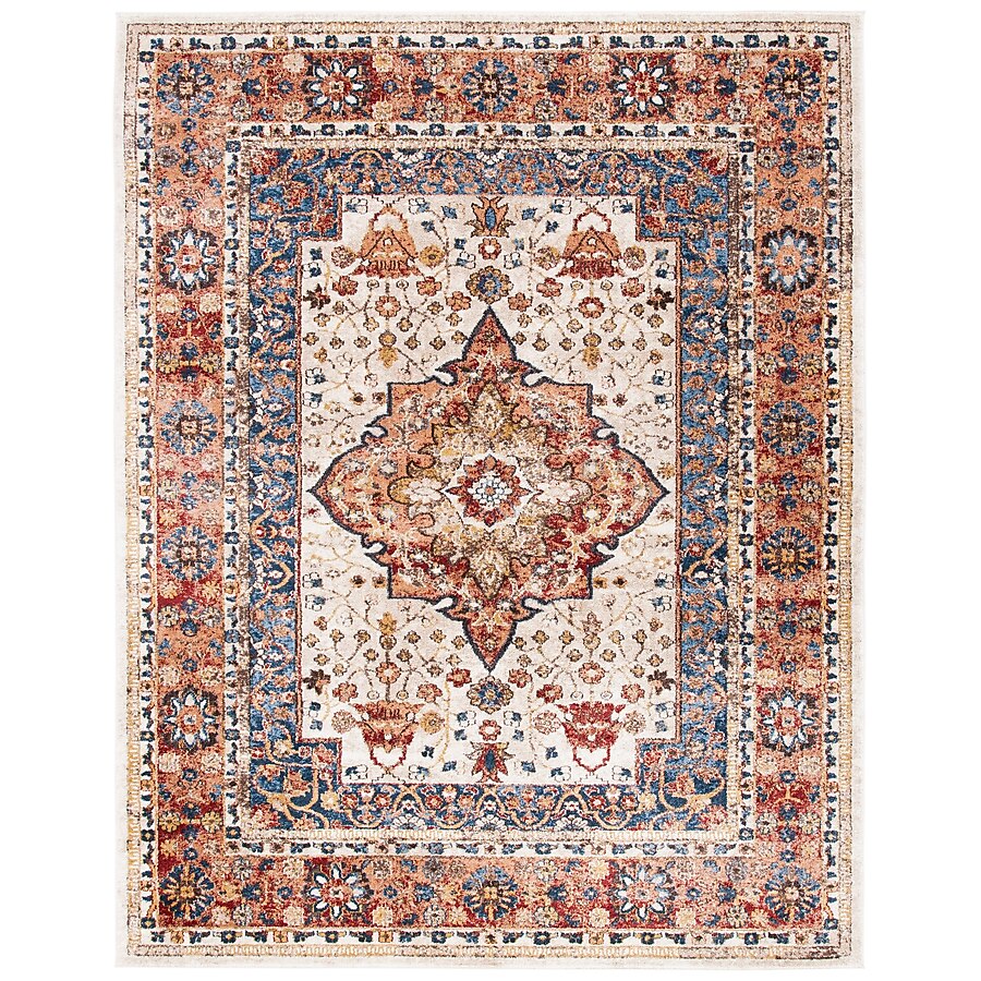 Safavieh Bijar Sinop 11 x 15 Brown/Rust Indoor Floral/Botanical Oriental Area Rug Safavieh Bijar Sinop 11 x 15 Brown/Rust Indoor Floral/Botanical Oriental Area Rug