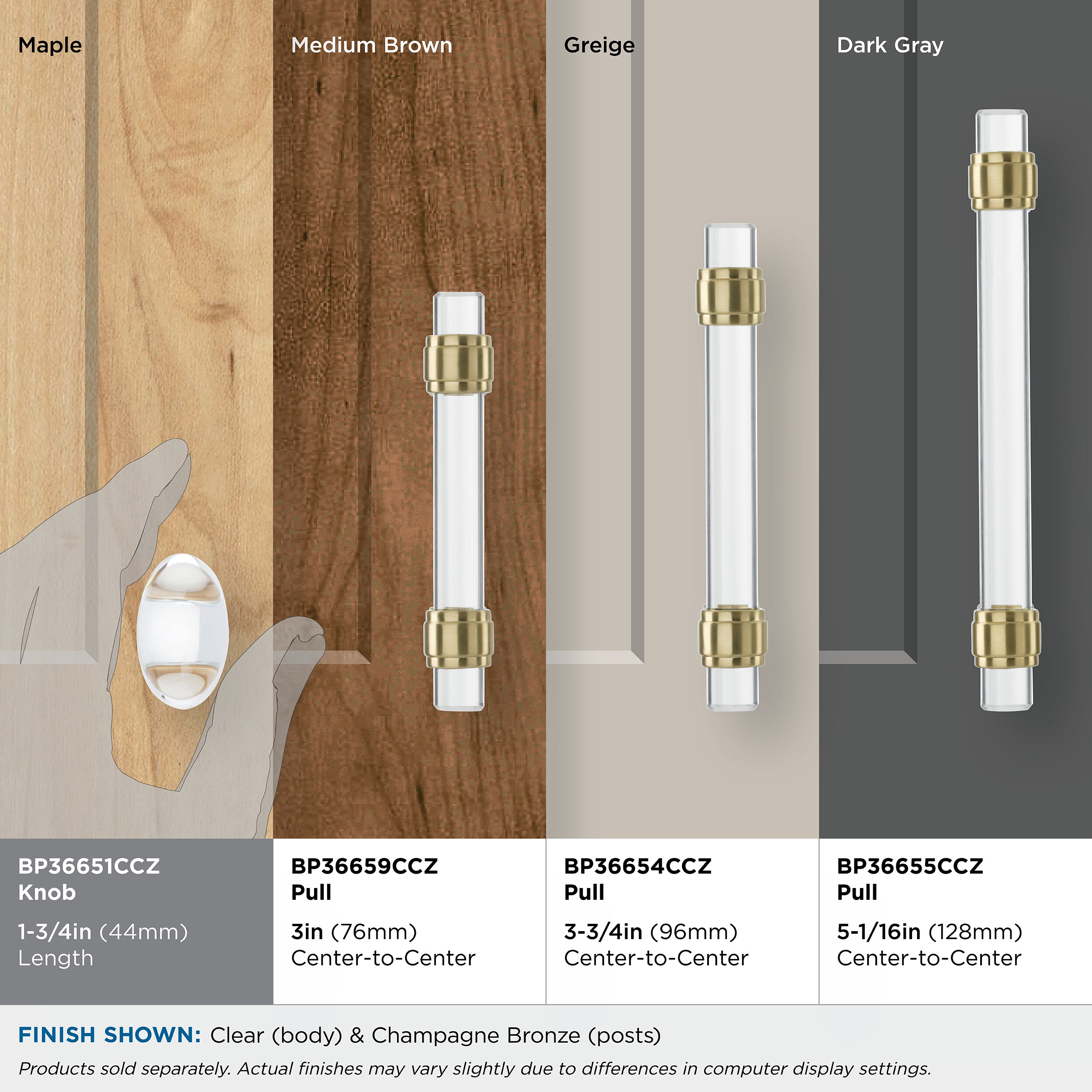 Amerock BP36651CCZ Cabinet-Knobs - View #6