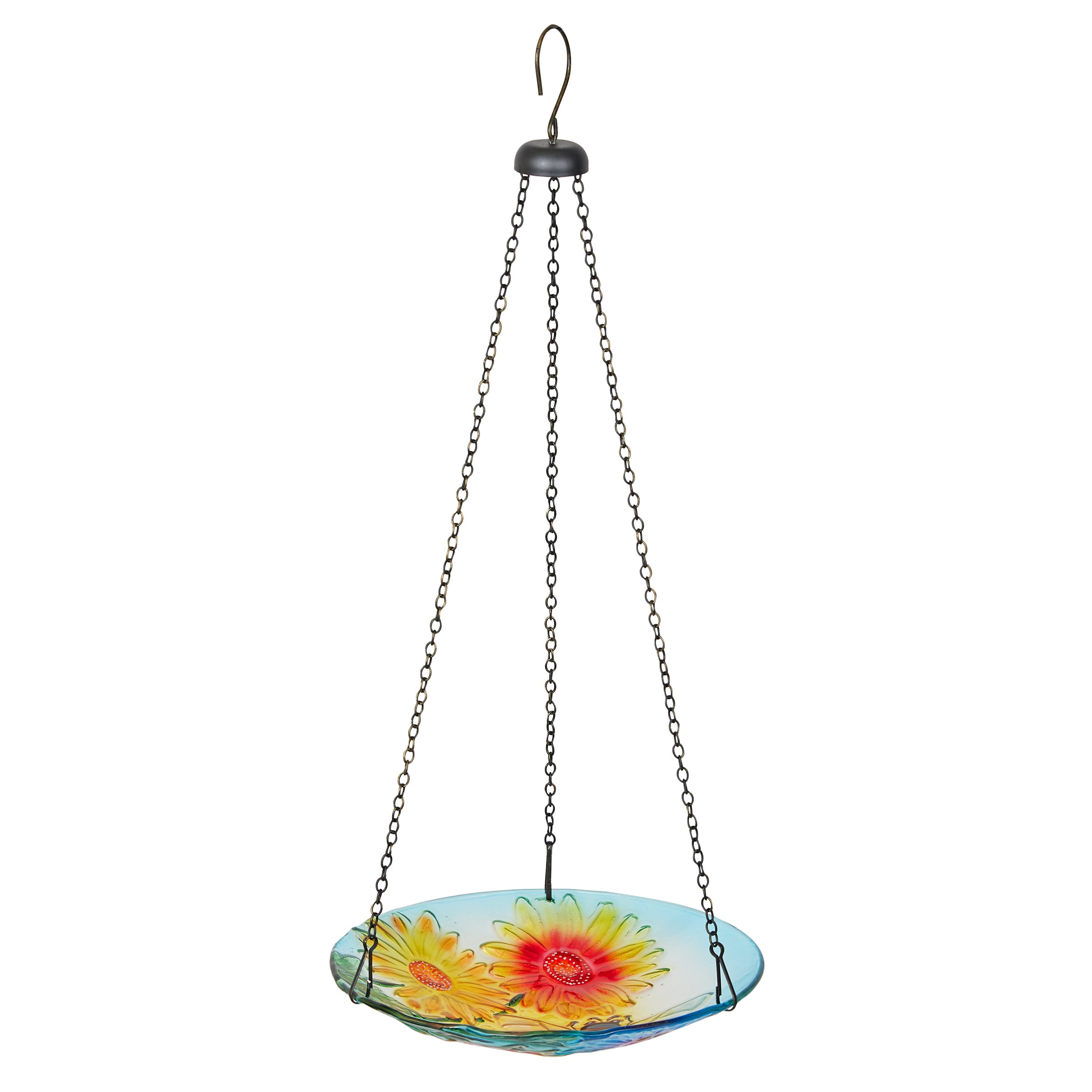 Alpine Corporation KBD126 Glass Hanging Hummingbird Bird feeder - 0.8-lbs. 0.8-oz
