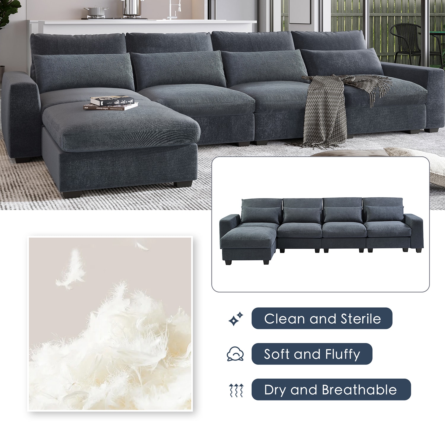 GZMR GZ-BS3928A Sofas-Loveseats - View #9