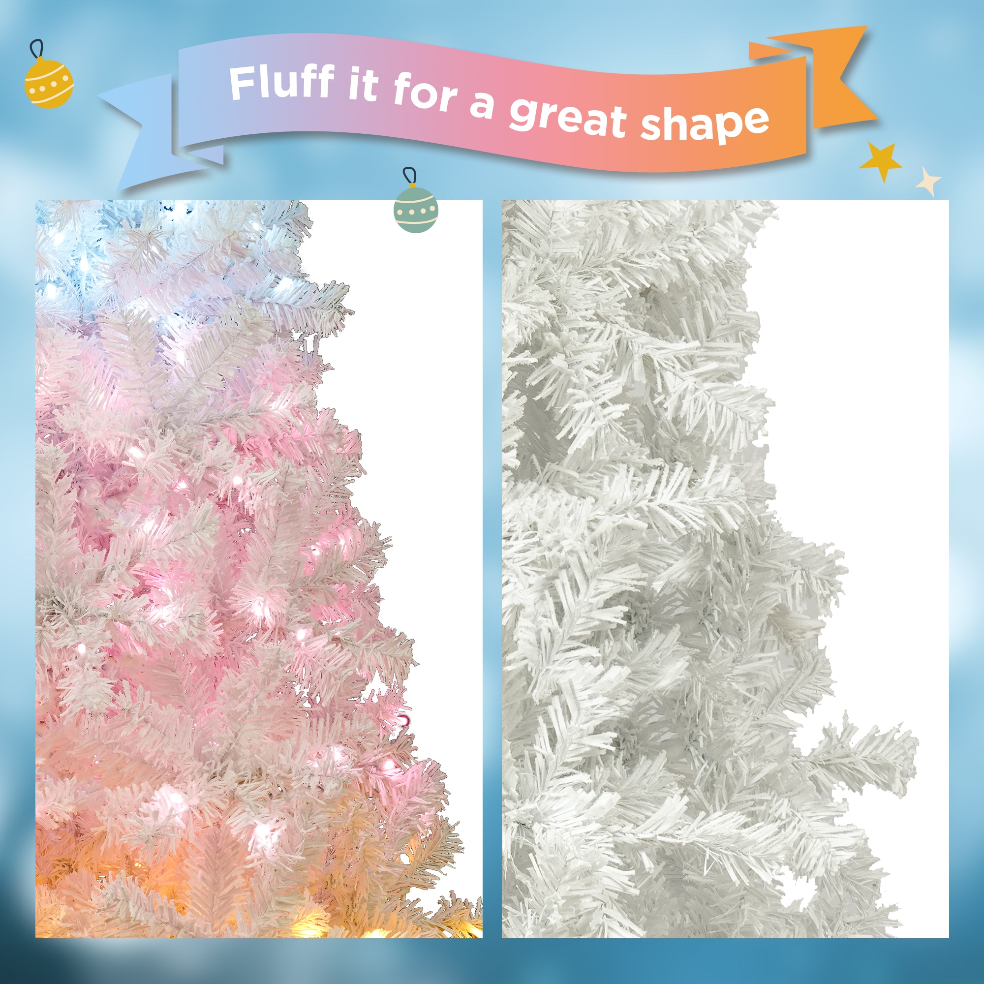 WELLFOR YA754460GN Artificial-Christmas-Trees - View #6