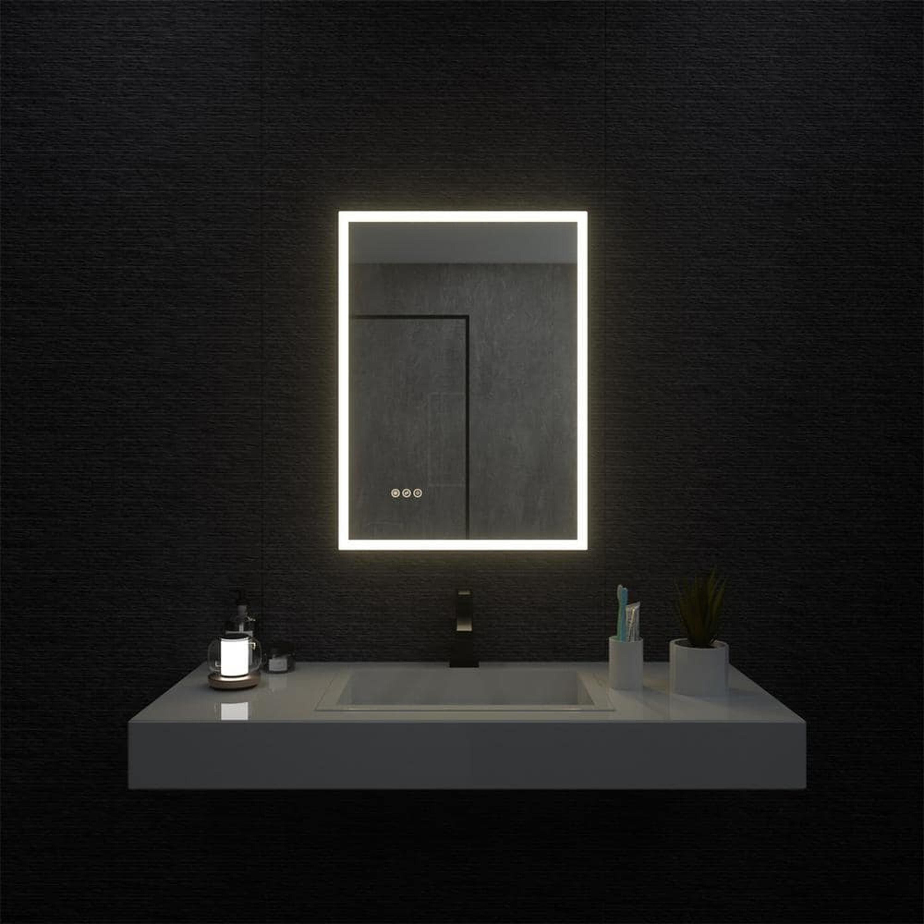Bayfeve BFKF-2230C4-MIR Framed-Bath-Mirrors - View #18
