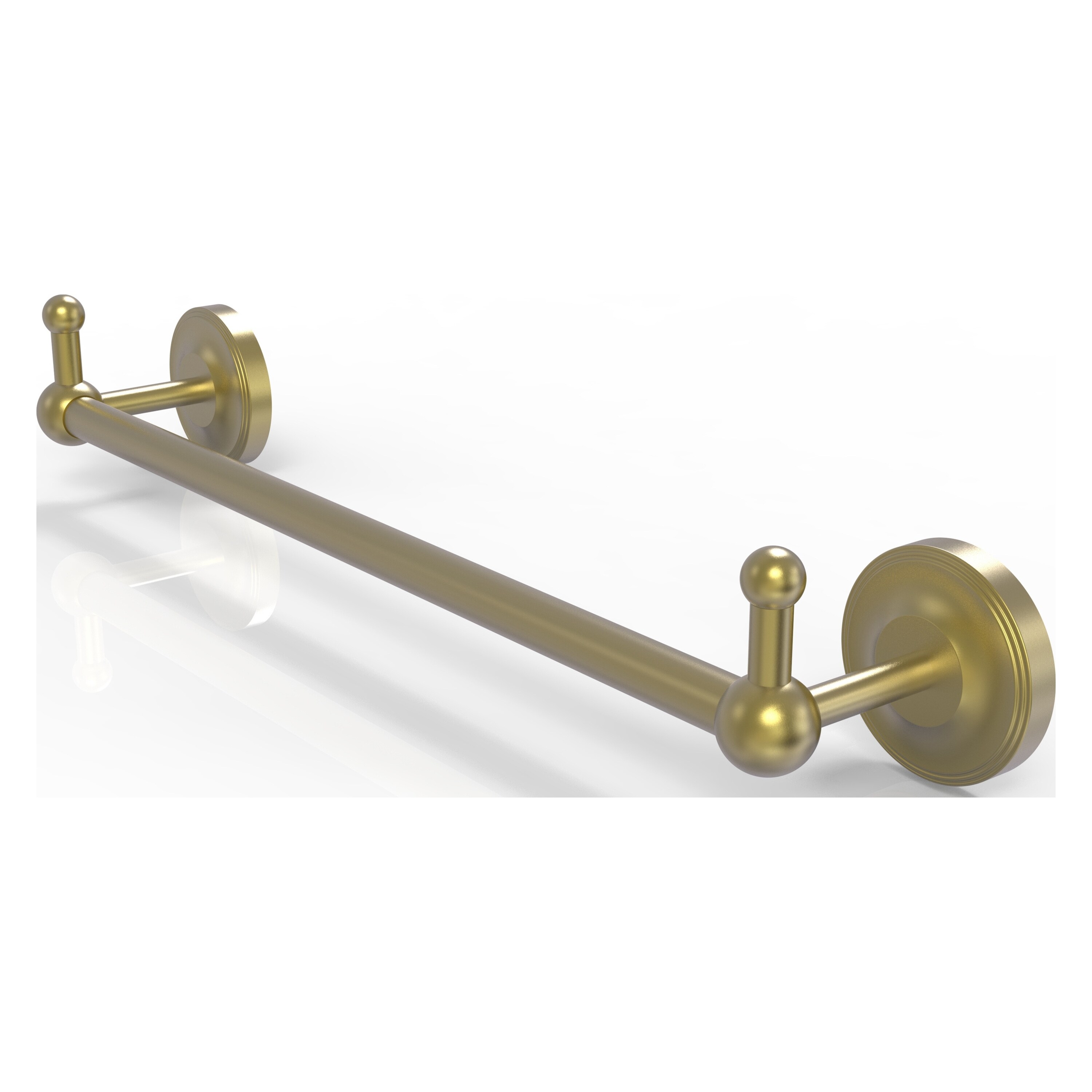 Allied Brass PR-41-24-PEG-SBR Prestige Regal 24-in Satin Brass Wall mount Single Towel Bar