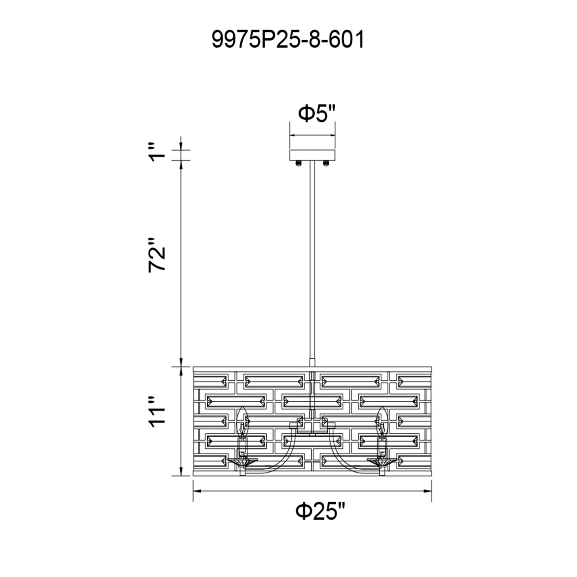 CWI Lighting 9975P25-8-601 b090015 - View #7