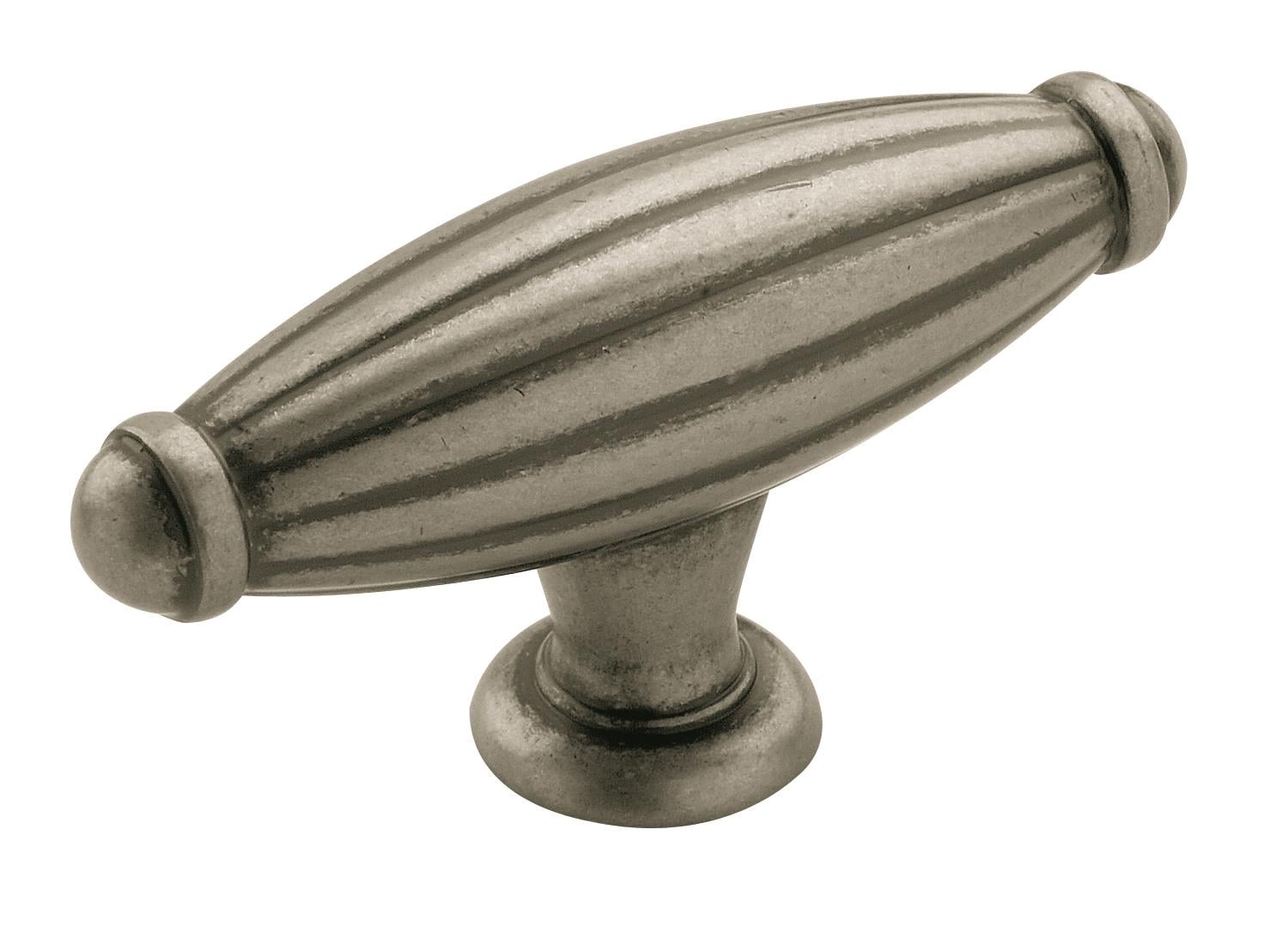Amerock BP55220WN Blythe 2-5/8-in Weathered Nickel Bar Traditional Cabinet Knob