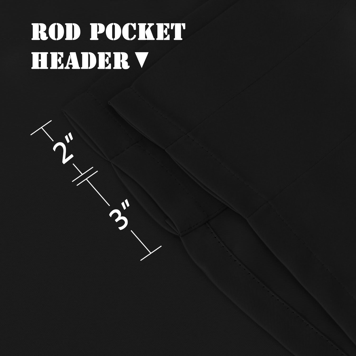 Etokfoks 2 Panels Blackout Curtain Valances for Kitchen Living Room ...