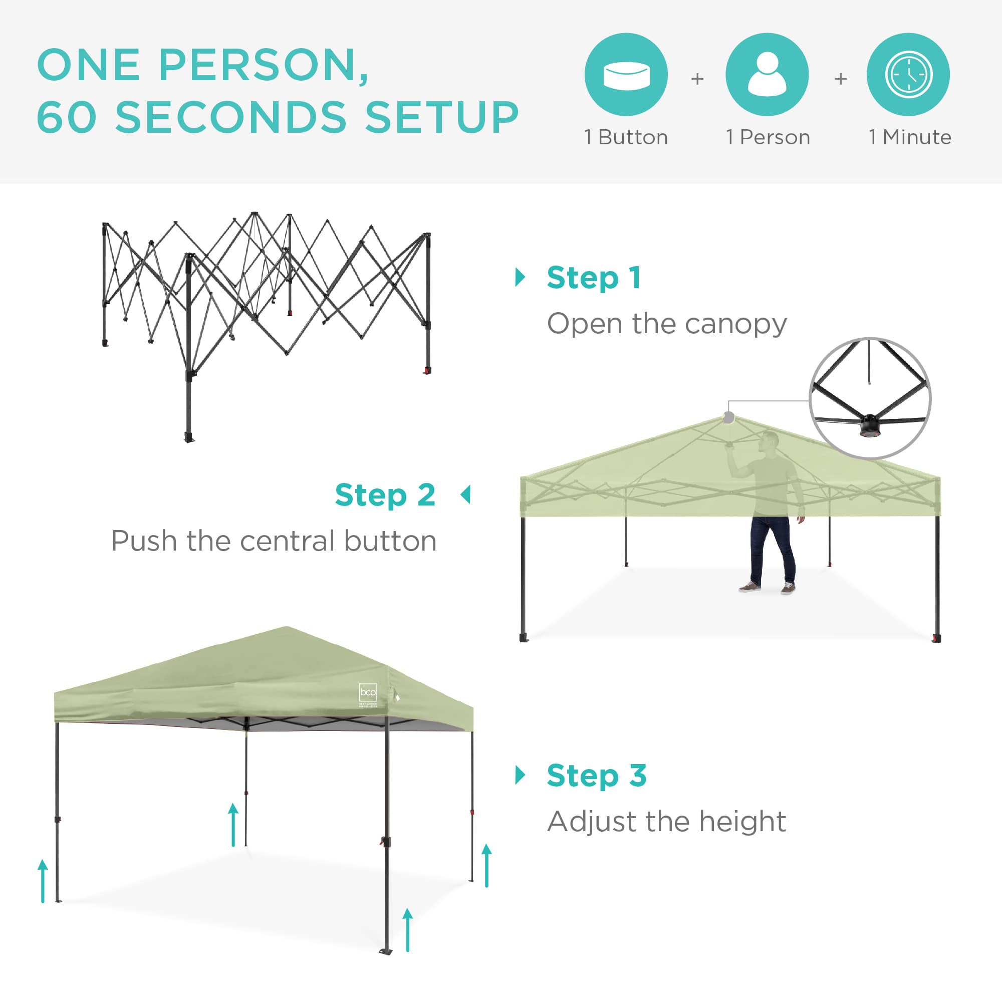 Best Choice Products SKY9650 Canopies-Sl - View #2