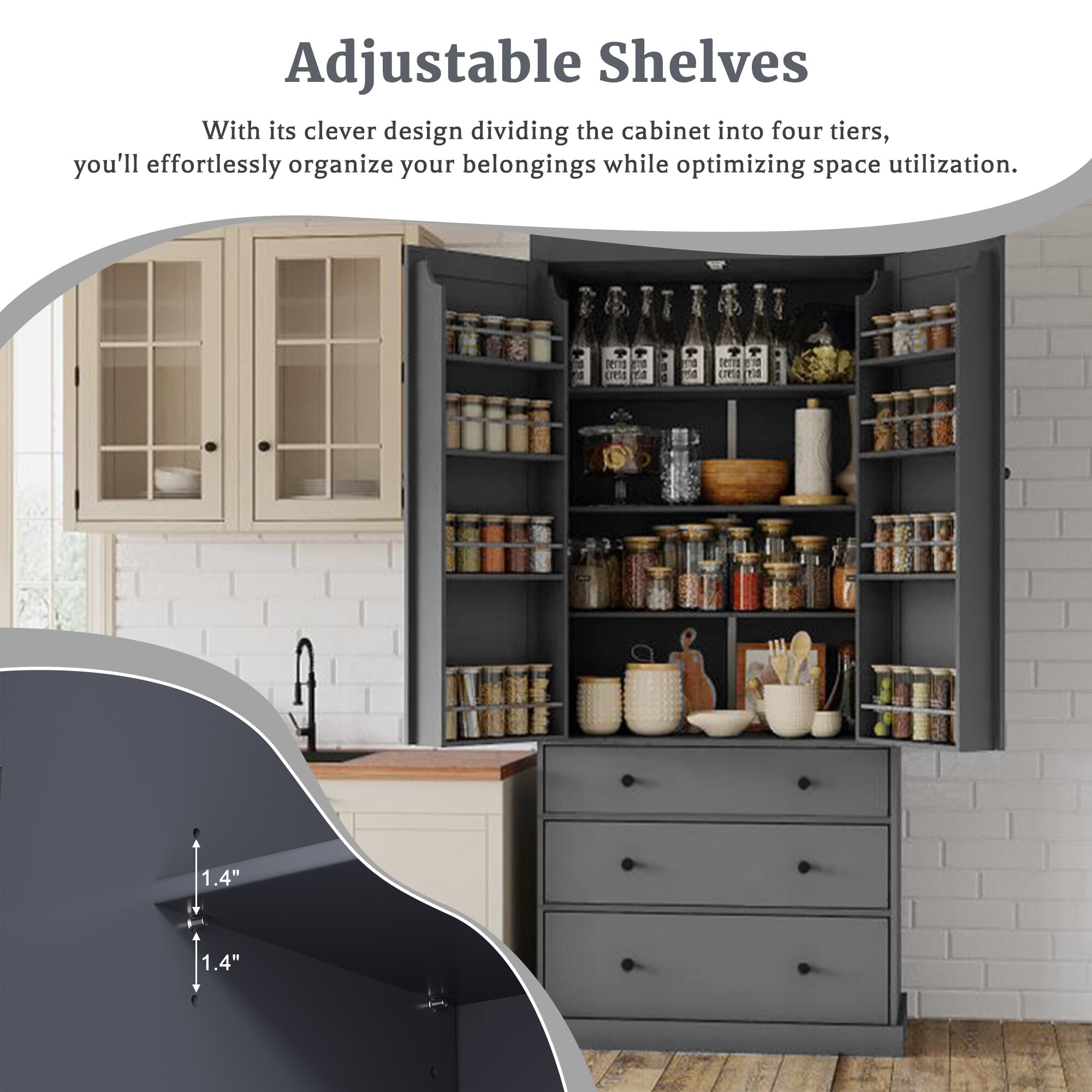 ModernLuxe L-SP000047AAE Dining-Kitchen-Storarge - View #2