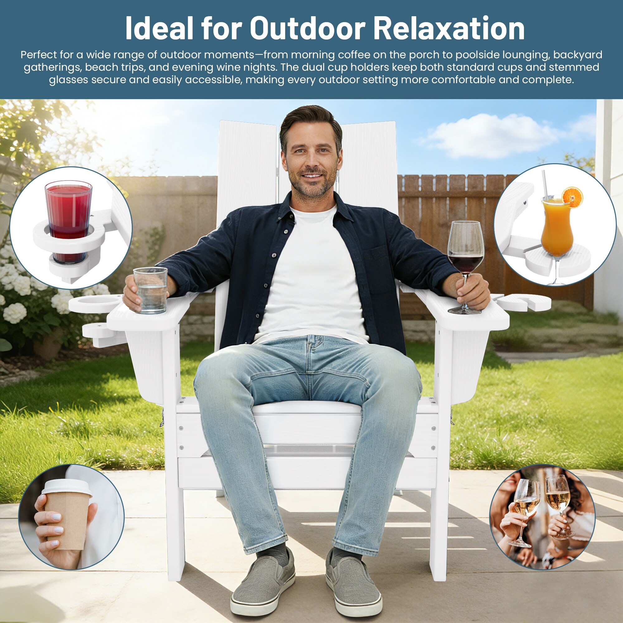 VOUA AK-SBTHQY-WT Patio-Chairs - View #4