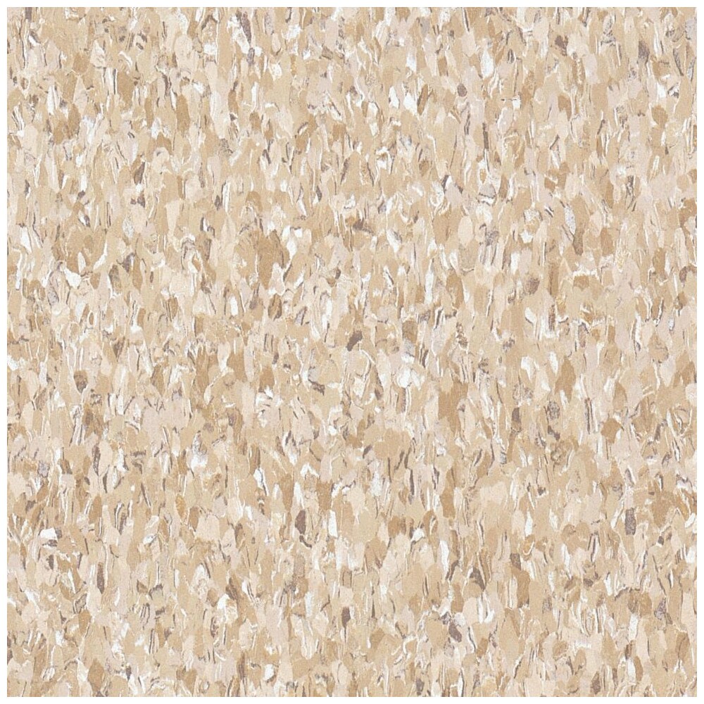 ARMSTRONG 23361 Imperial Texture VCT Cottage Tan 12-in W x 12-in L Commercial Vinyl Tile Flooring ( 1-sq ft / Carton )