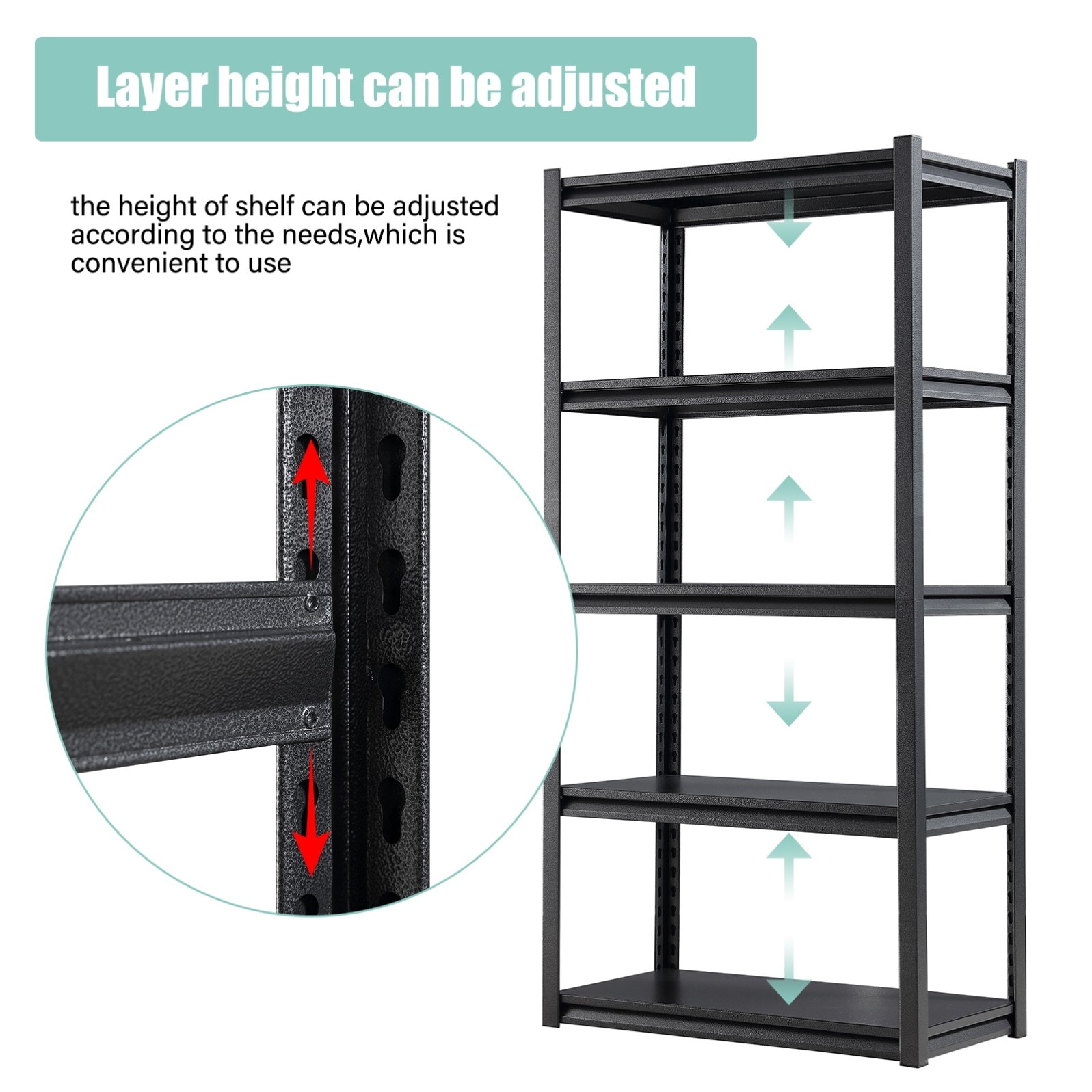 Siavonce XH44632 Free-Standing-Shelving - View #7