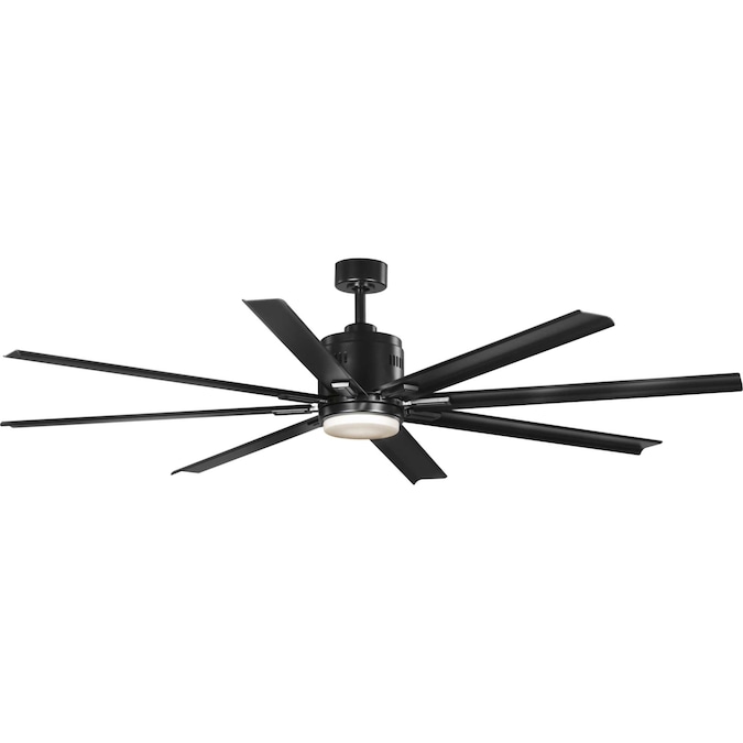 Black Led Indoor Outdoor Ceiling Fan, Wet Rated Ceiling Fans Lowe S