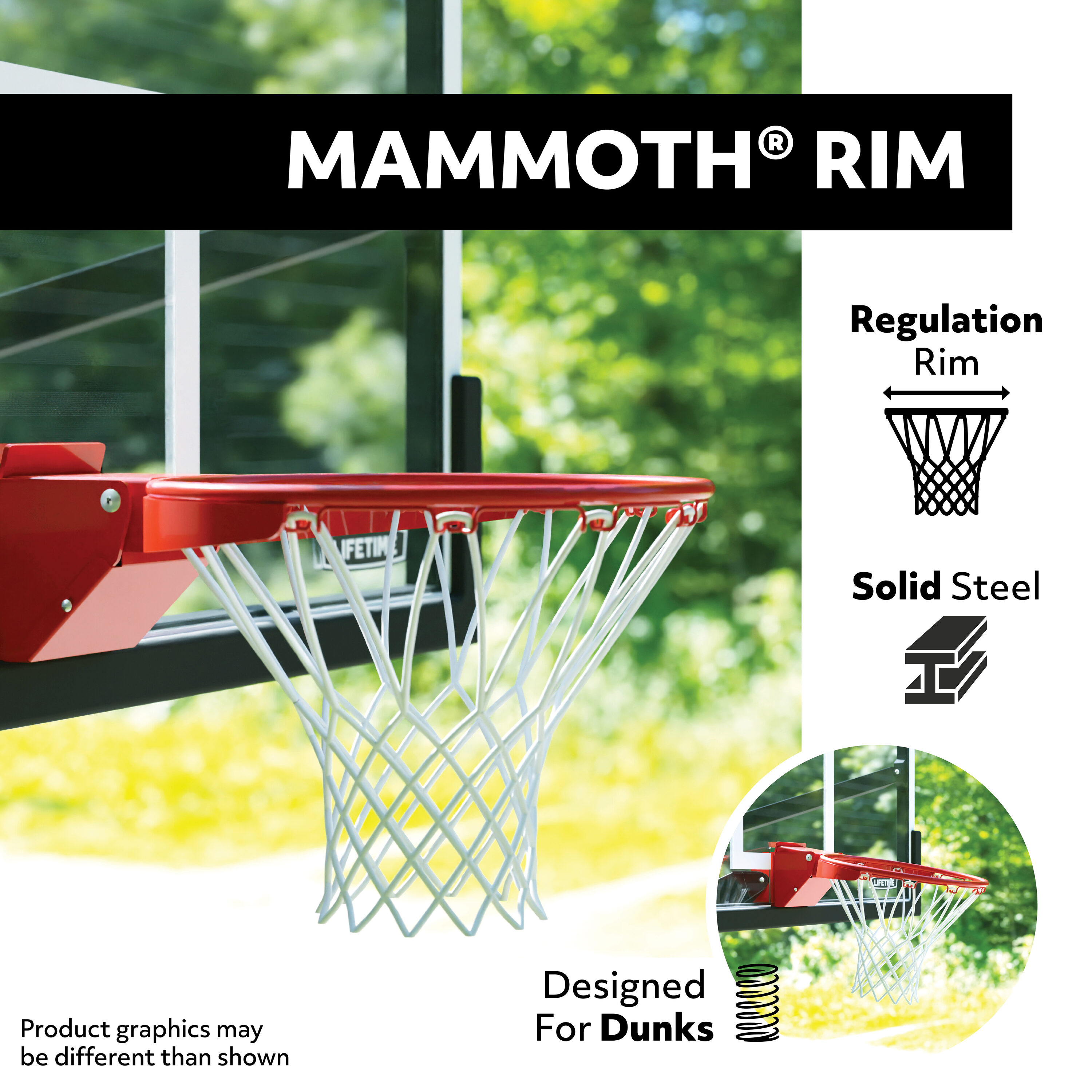 LIFETIME PRODUCTS 90916 Basketball-System - View #3