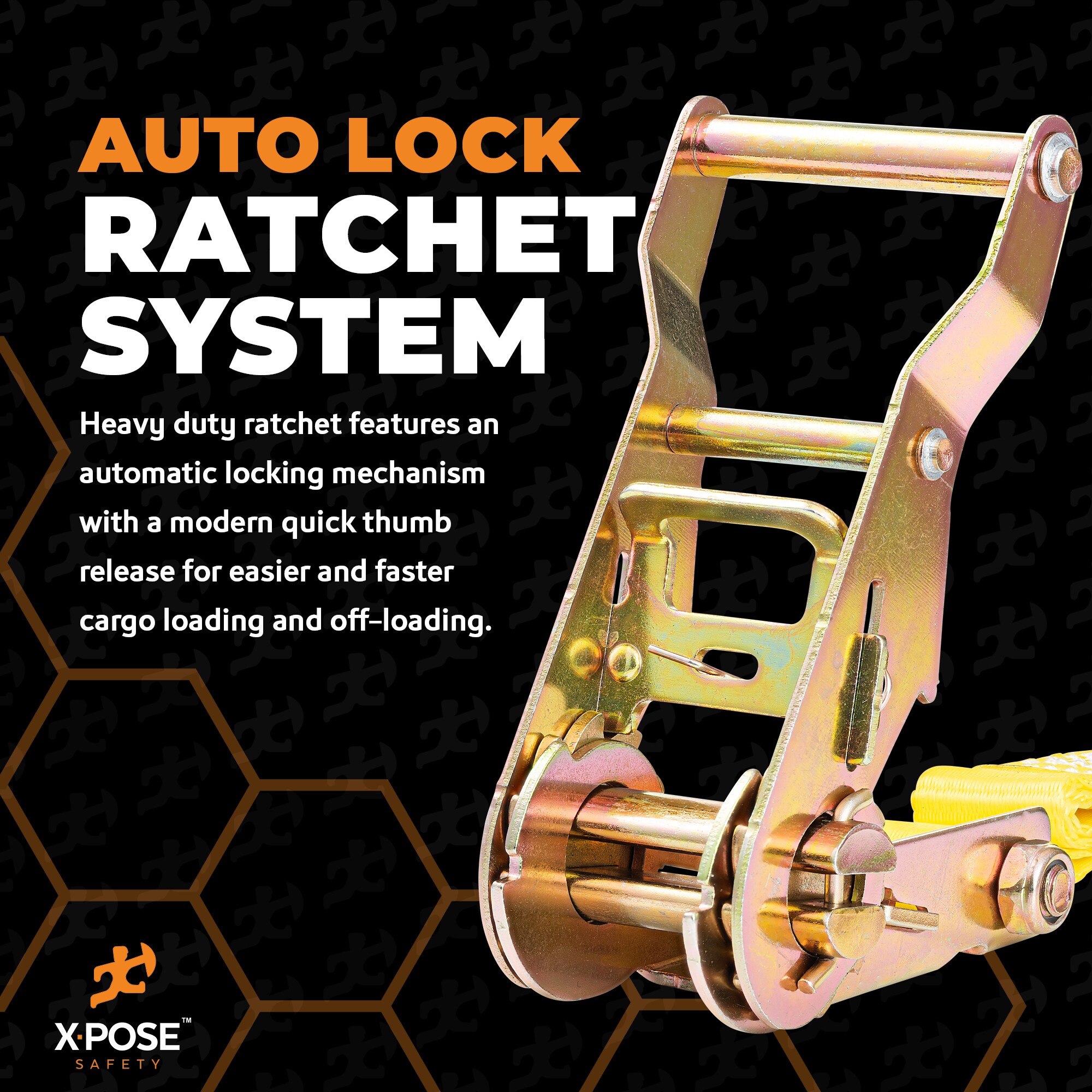 XPOSE SAFETY RTD115-DJH-4-X-S ratchets - View #5