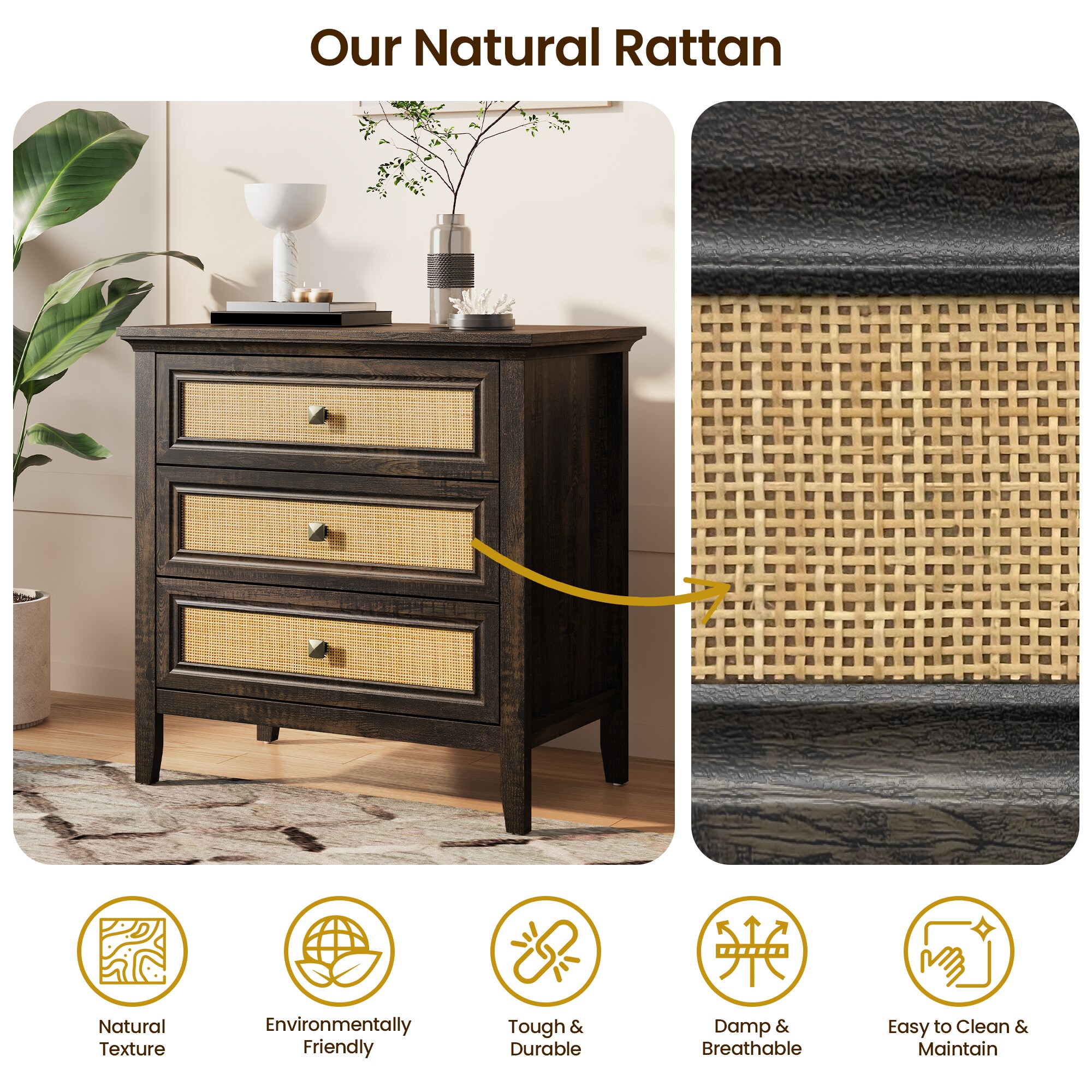 Ama Pear S-NS-6 nightstands - View #6