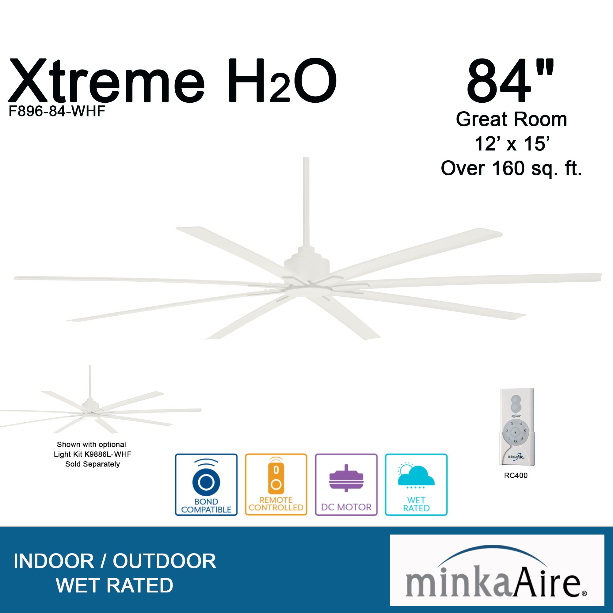 Minka Aire F896-84-WHF Ceiling-Fans - View #4