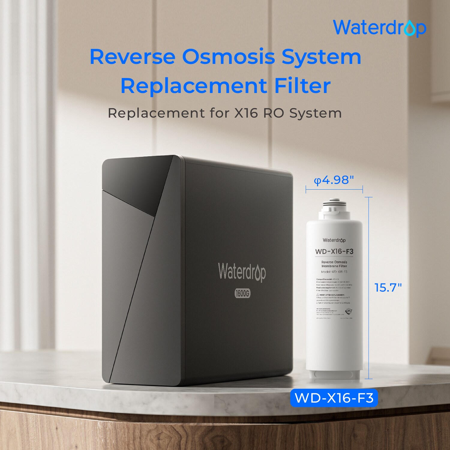 Waterdrop BL-WD-X16-F3 Replacement-Water-Filters-Cartridges - View #3
