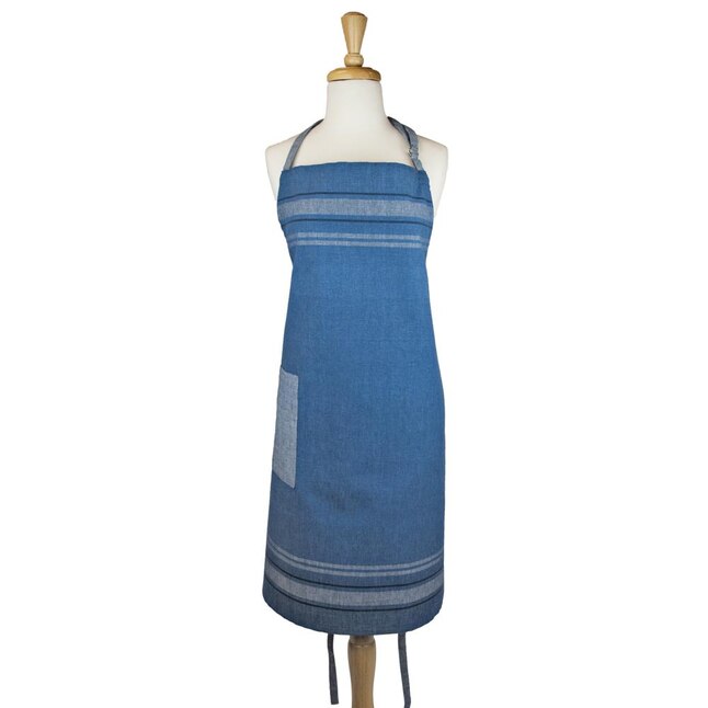 DII Blue Chambray Cotton Grilling Apron at Lowes.com