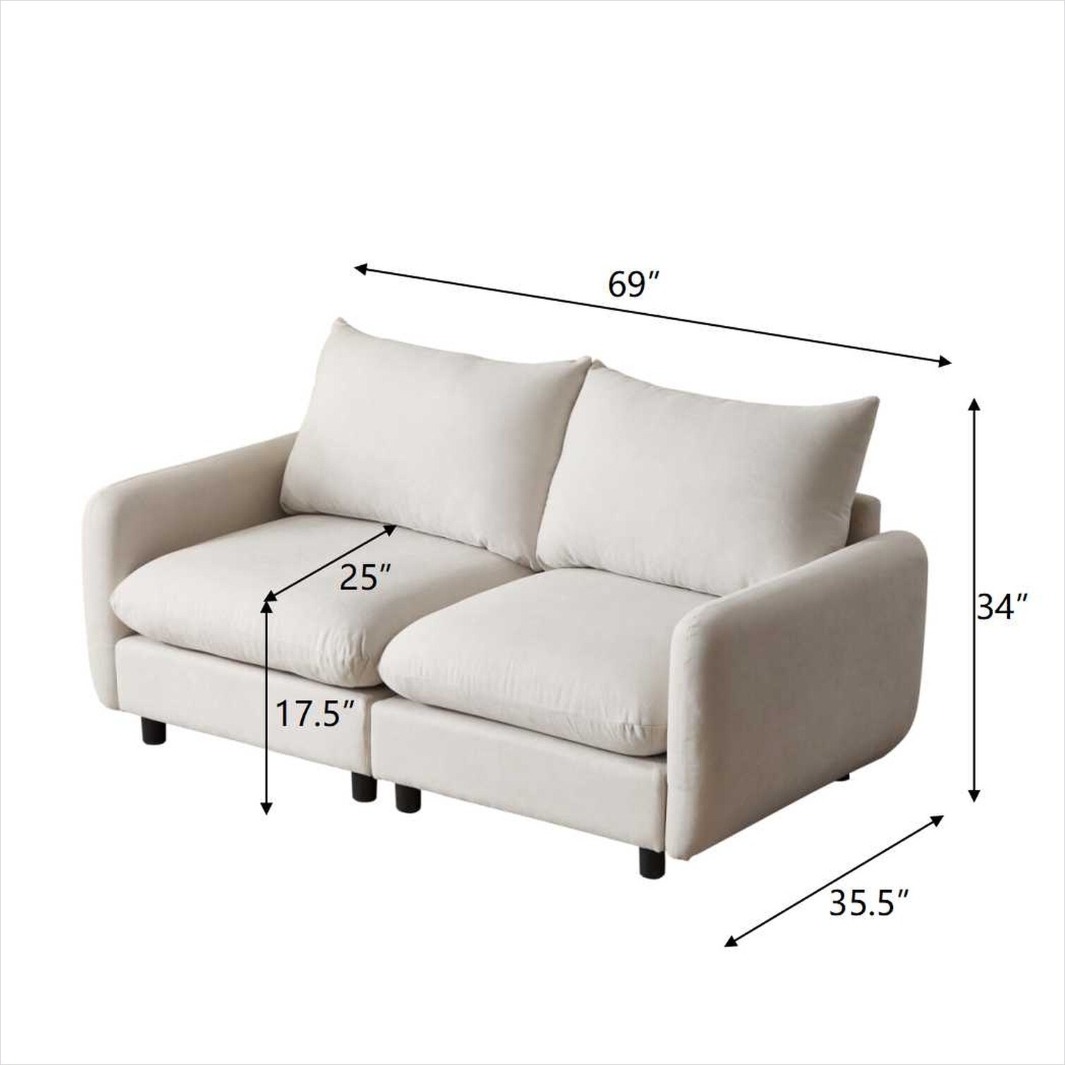 SunJet JDYGCJTMN9IR Sofas-Loveseats - View #7