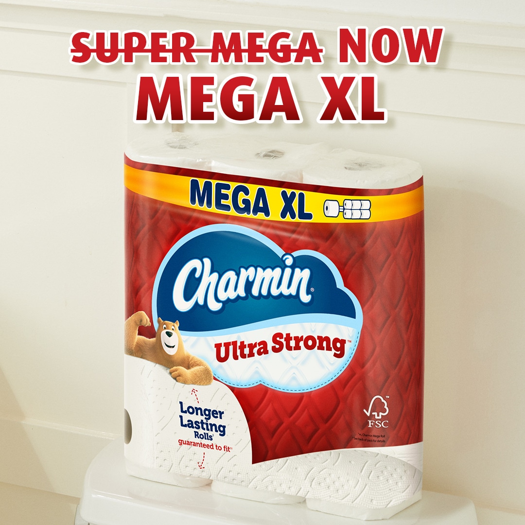 Charmin Mega XL Ultra Strong 8-Pack 2-ply Toilet Paper