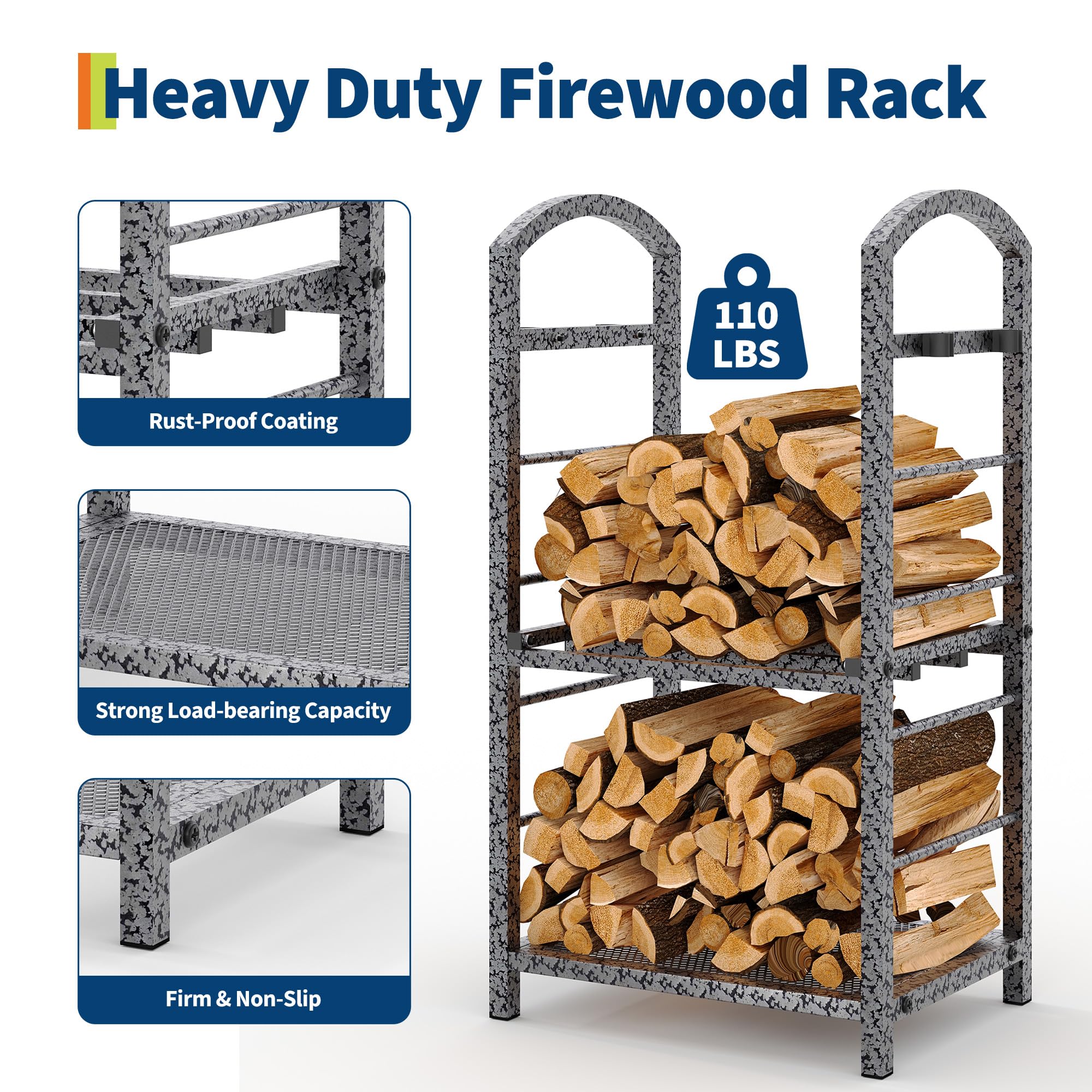 Garvee AGHUBAX136 Firewood-Storage - View #7