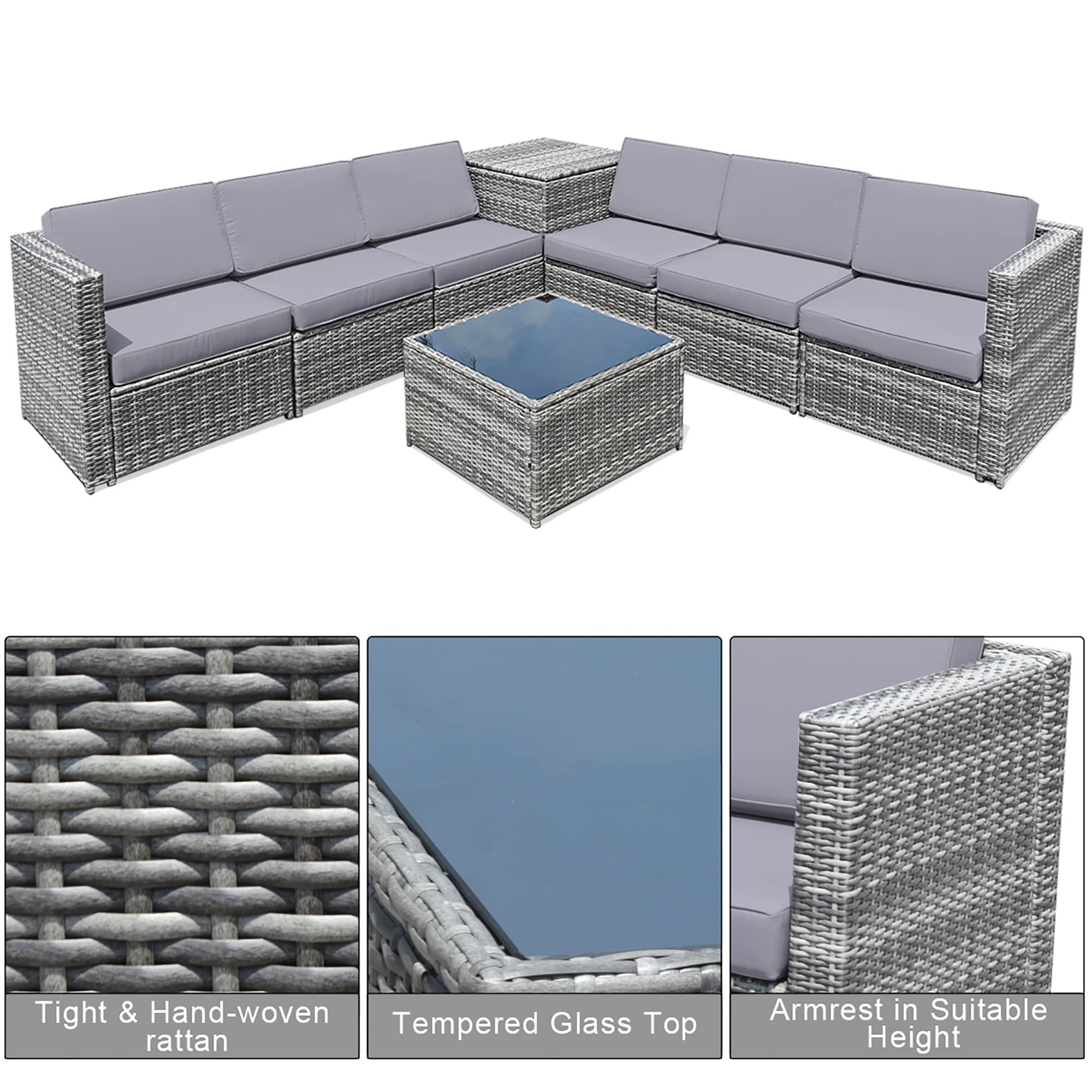 Costway LWS00156 Patio-Conversation-Sets - View #4