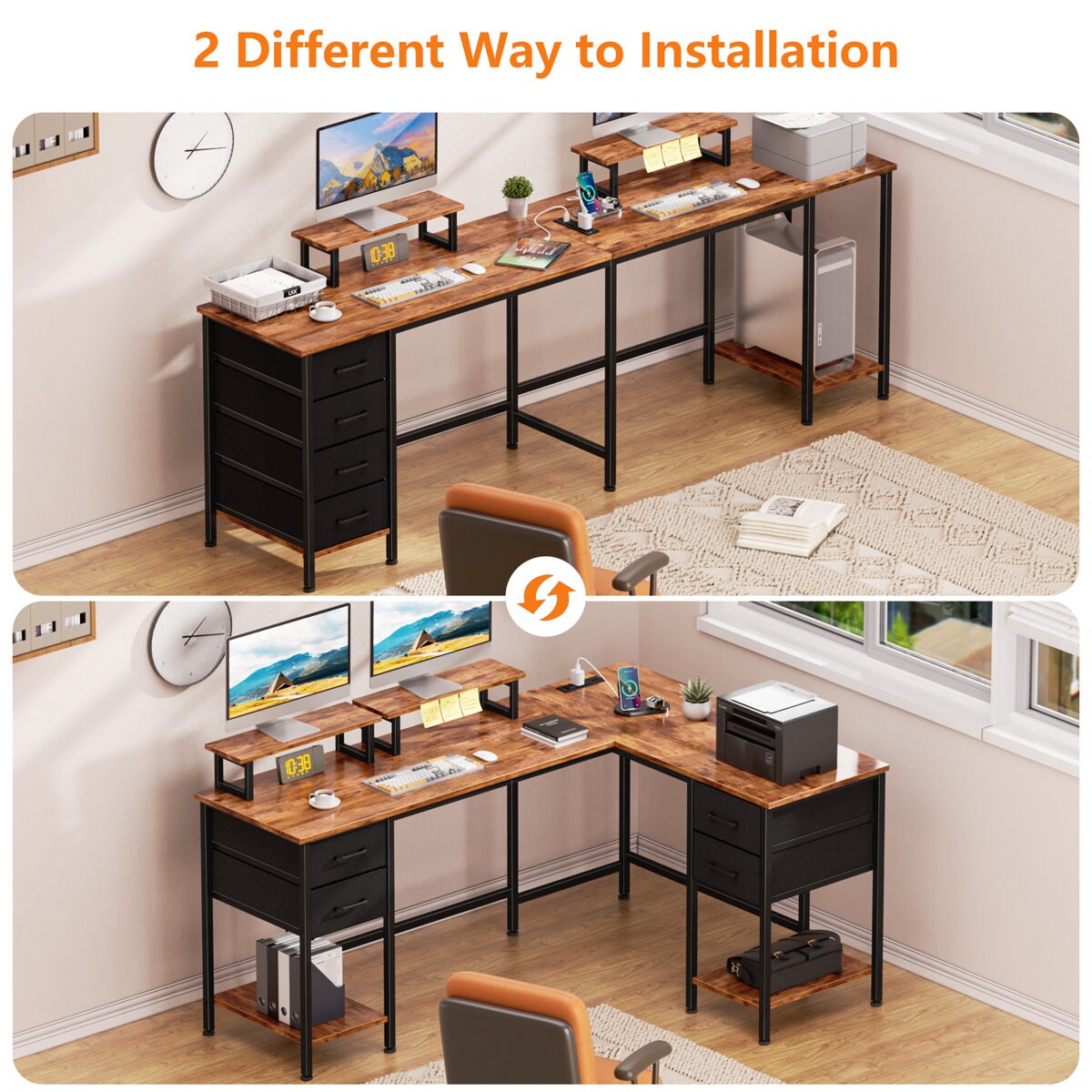 Furologee CD-026V1-C-59-1-RB desks - View #4