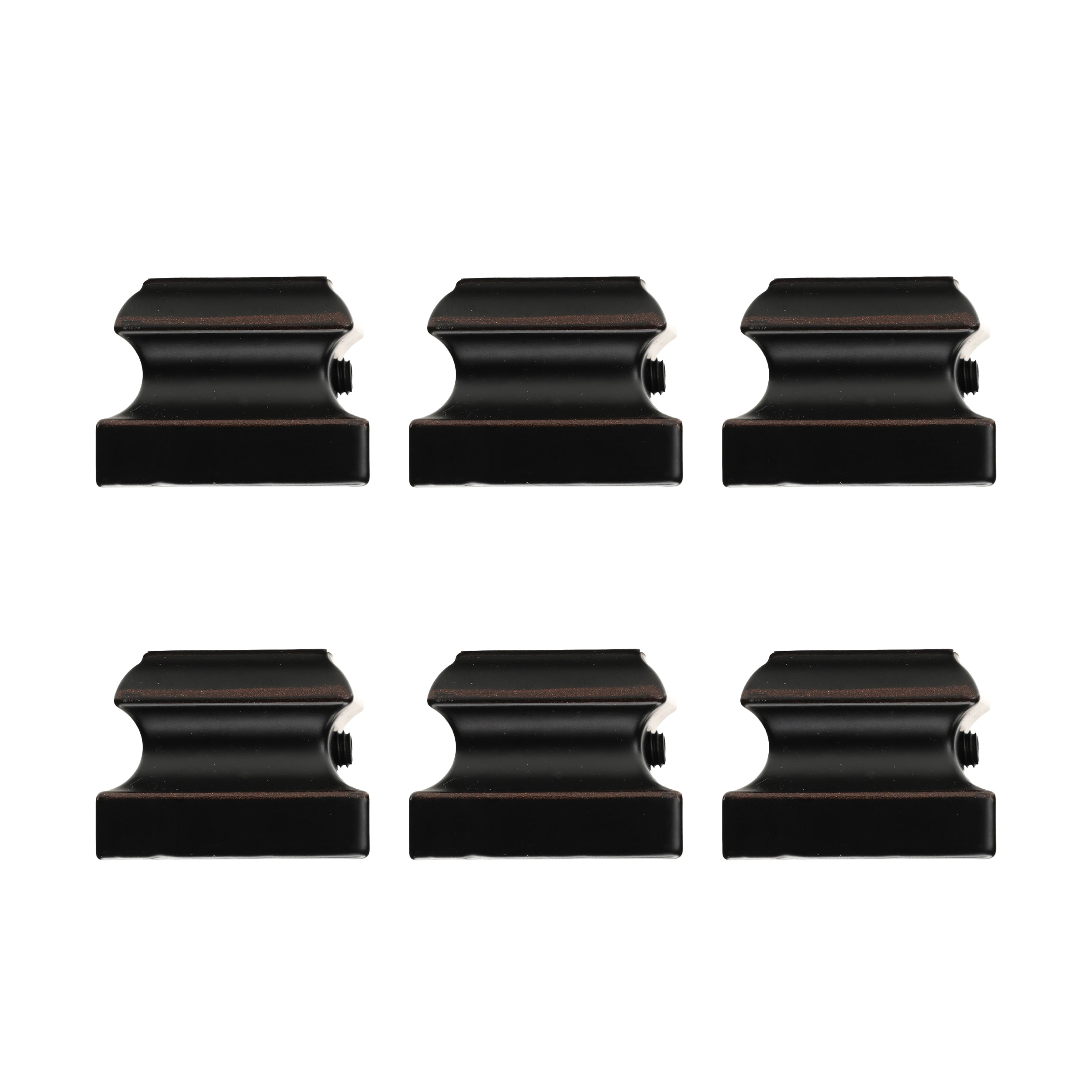 RELIABILT WGSH901RC 1-in x 1.3125-in Rubbed Copper For Hammered Aluminum Square Stair Baluster Shoe (6-Pack)