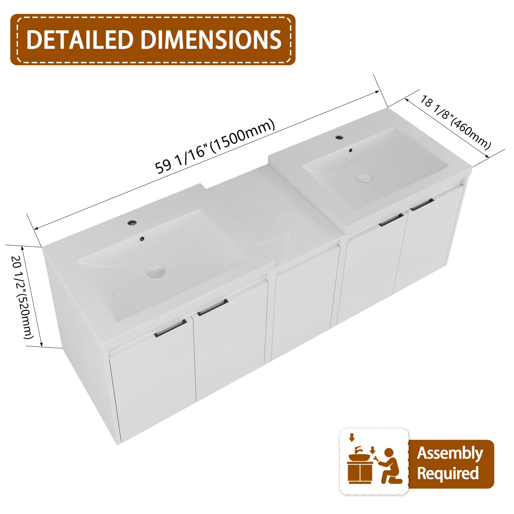 Roomfitters RF-W999S00423 Bath-Vanity-Combo - View #3
