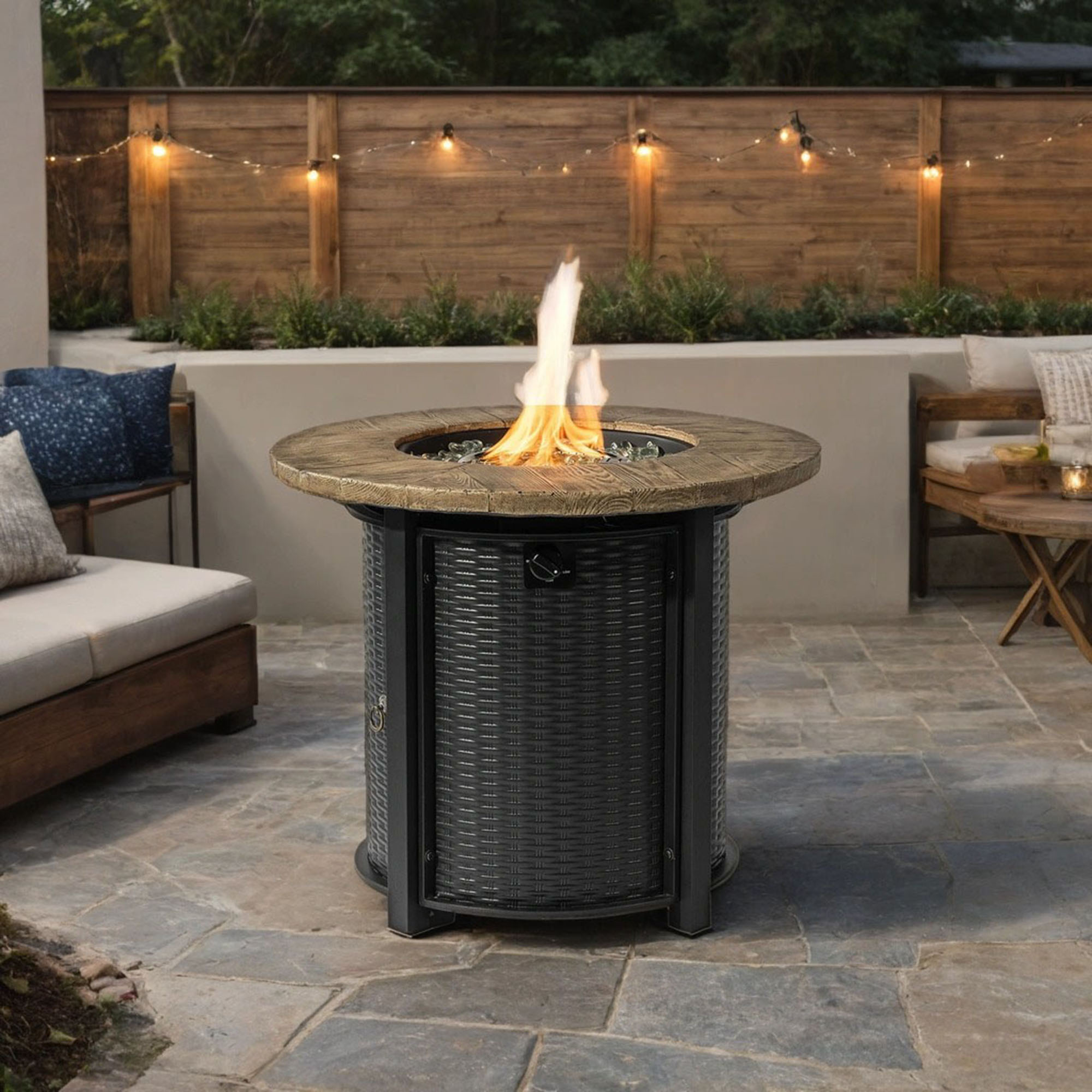 SINOFURN SYA490007BK Outdoor-Gas-Firepits - View #3