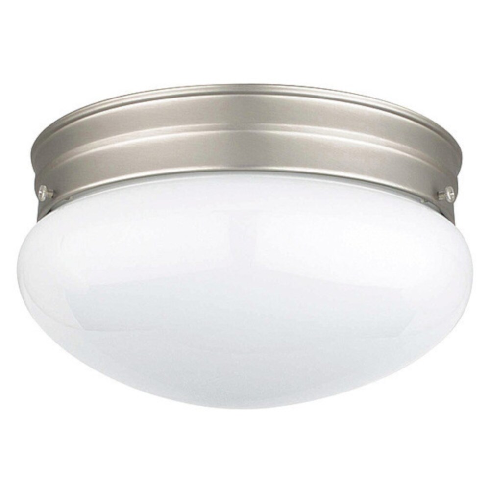 SUNSET 2024 LIGHTING 1-Light 32.38-in Bright Satin Nickel Flush Mount Light