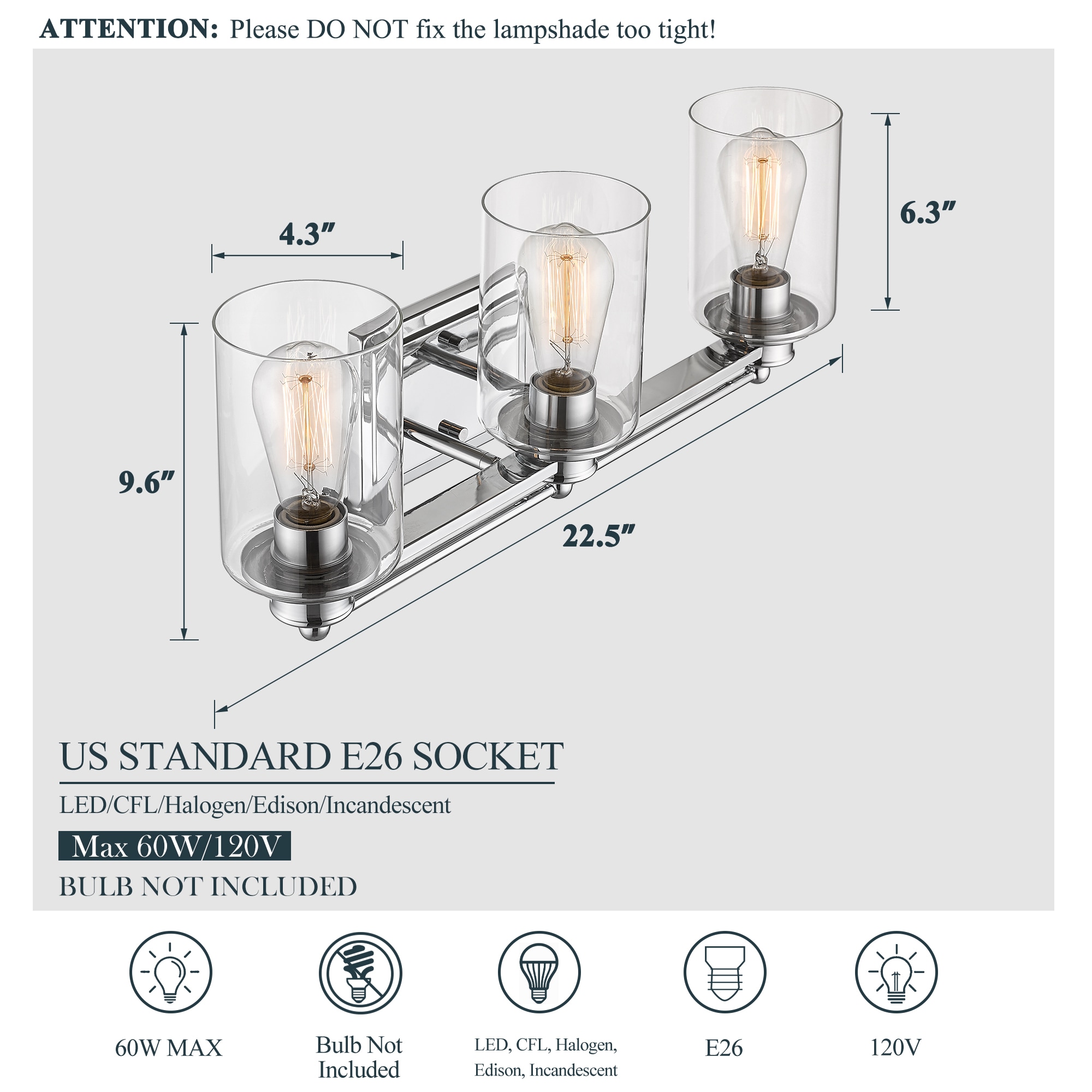 LTMATE LS5HLT63B-3W CH b089995 - View #3