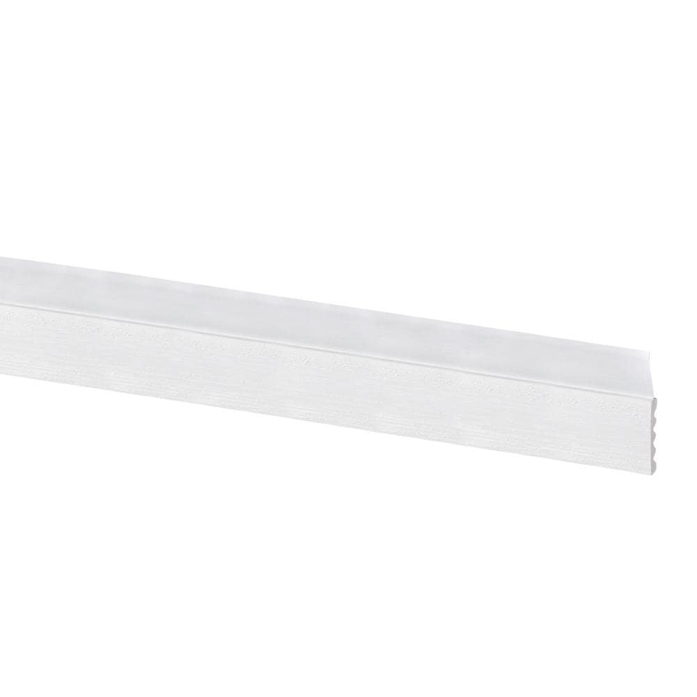 3/4-in x 2-in x 9-ft Finished PVC Stop in White | - AZEK ARMGT03108
