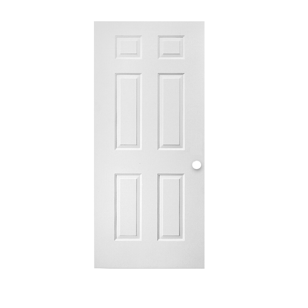 JELD-WEN 10967 36-in x 79-in x Steel No glass Universal reversible Primed Slab Front Door Insulating core