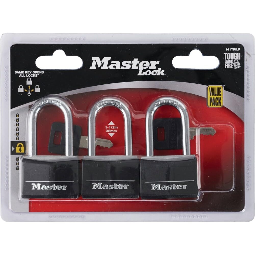 Master Lock 141TRILF Padlocks-Locks-Cables - View #2